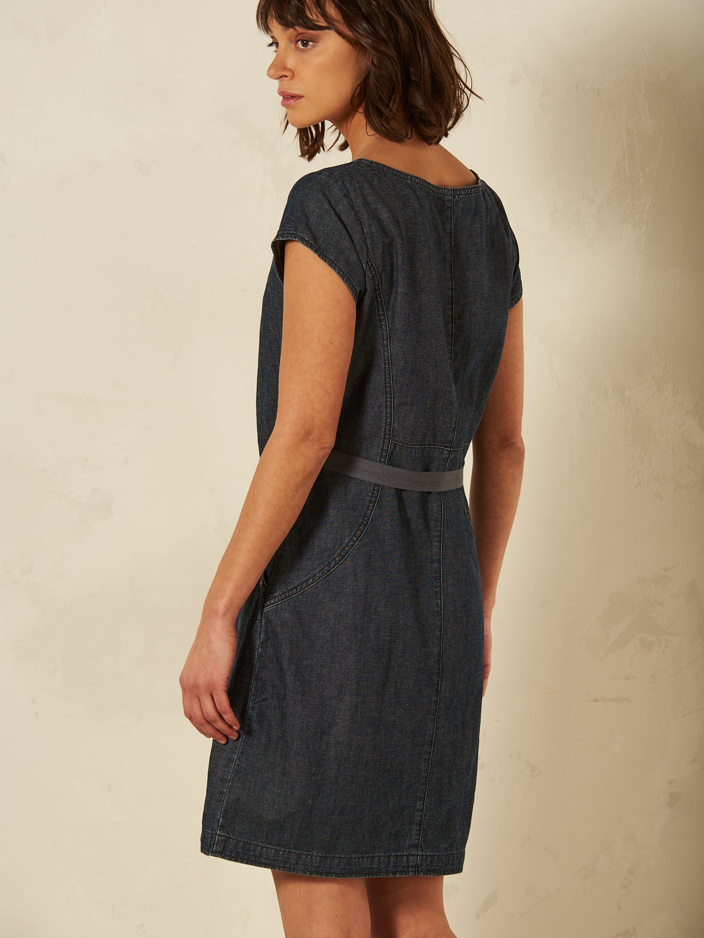 Vestito in misto lino