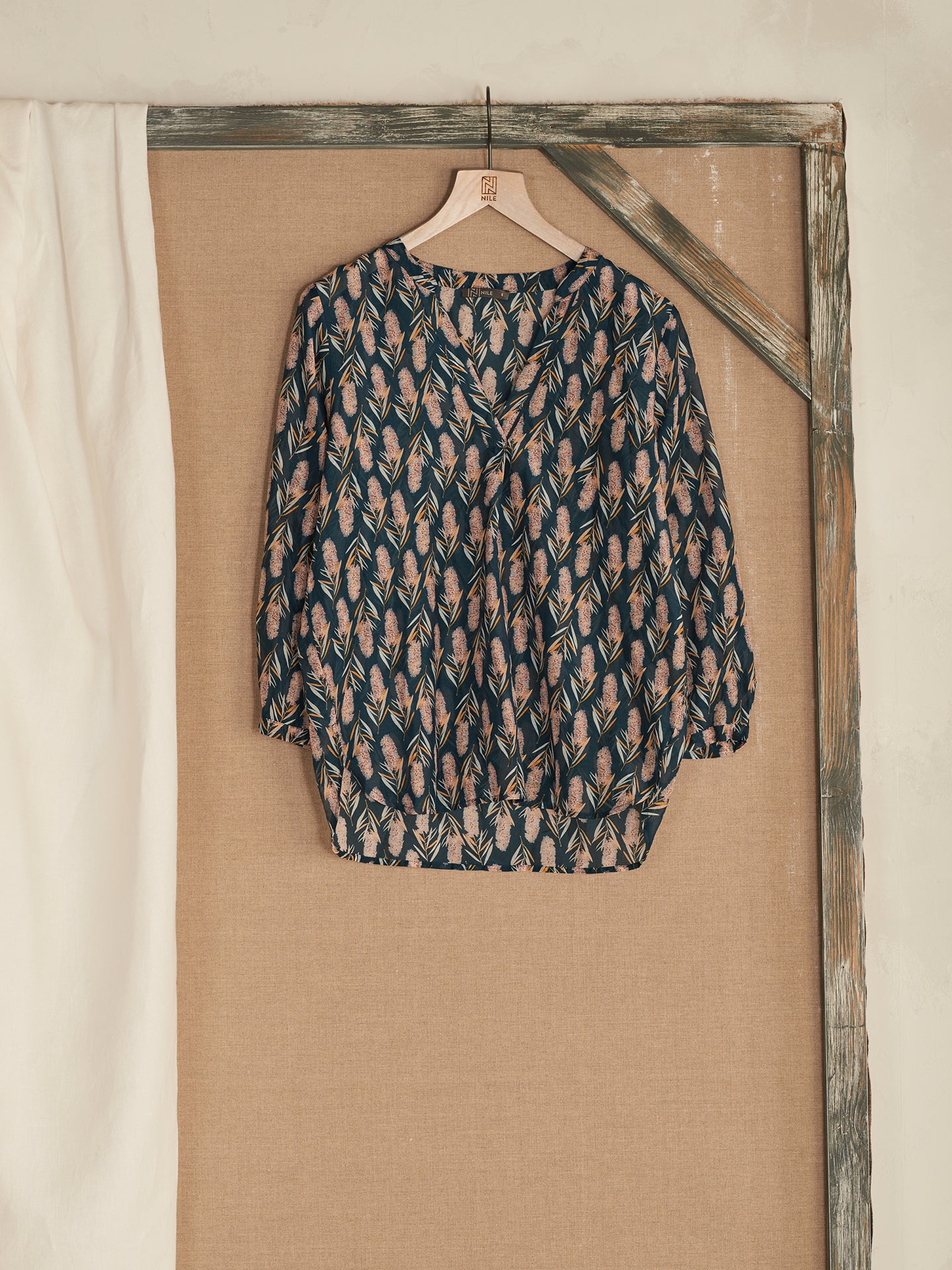 Bluse mit Druck