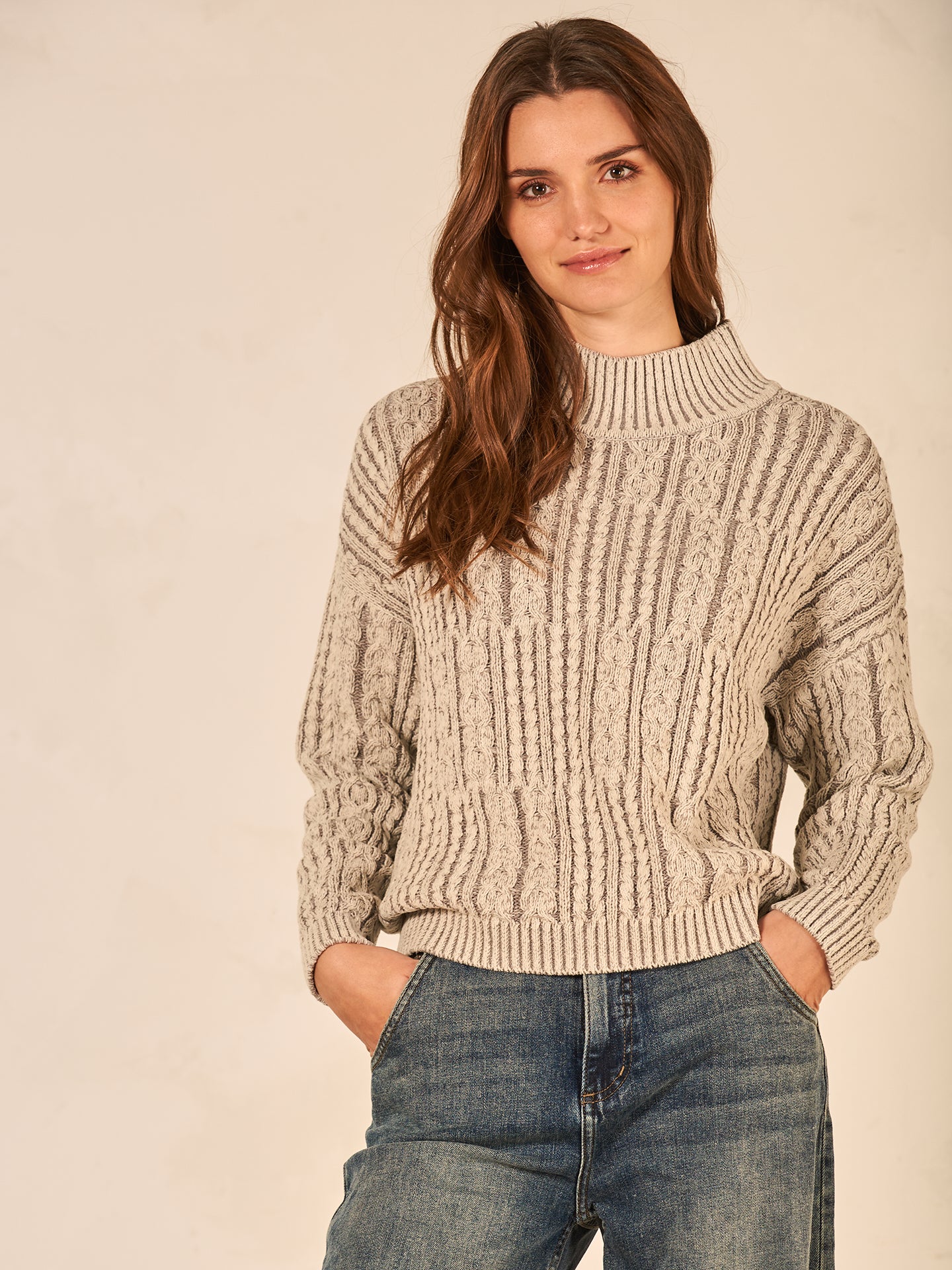 Strickpullover mit Muster