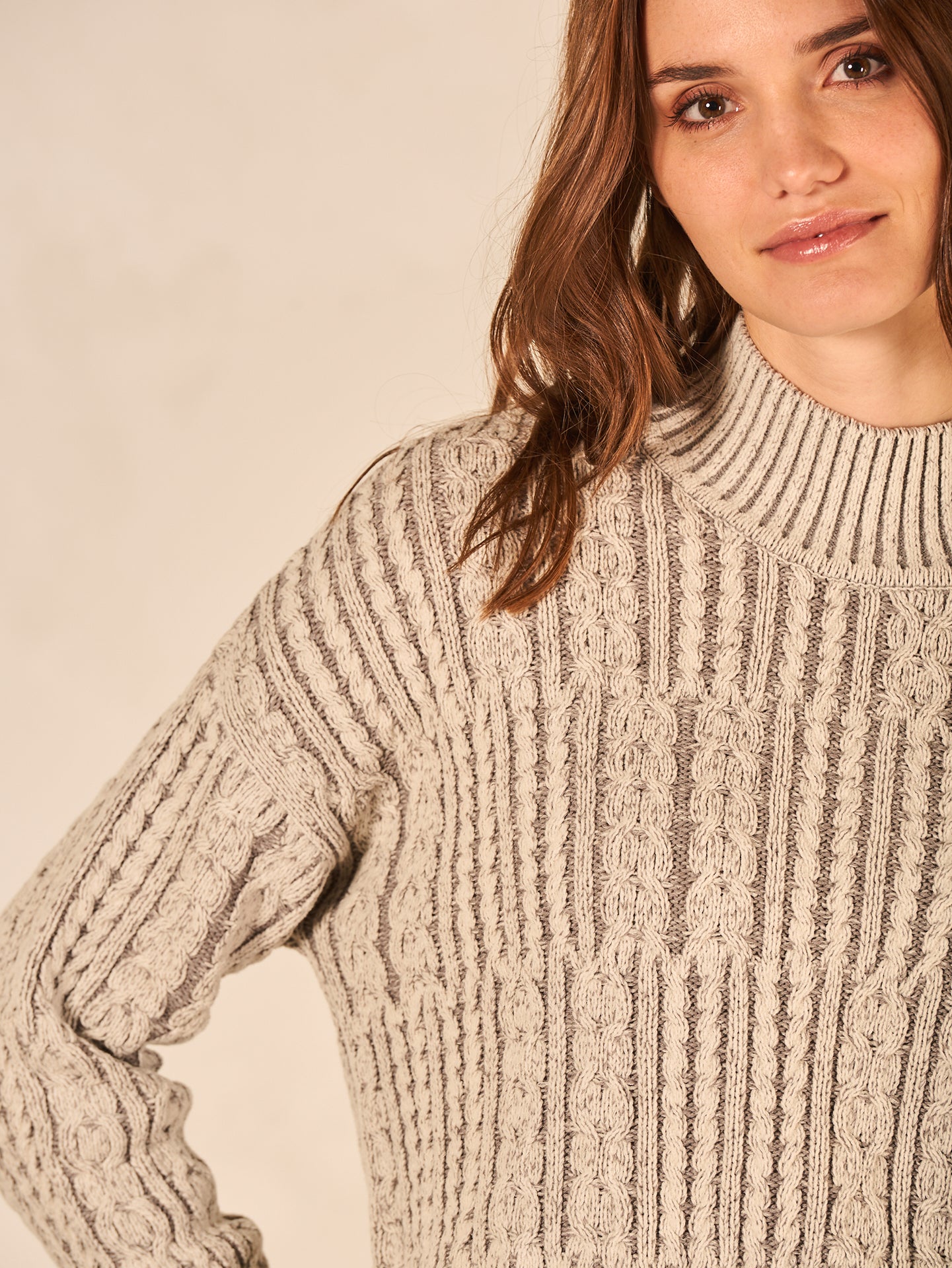 Strickpullover mit Muster