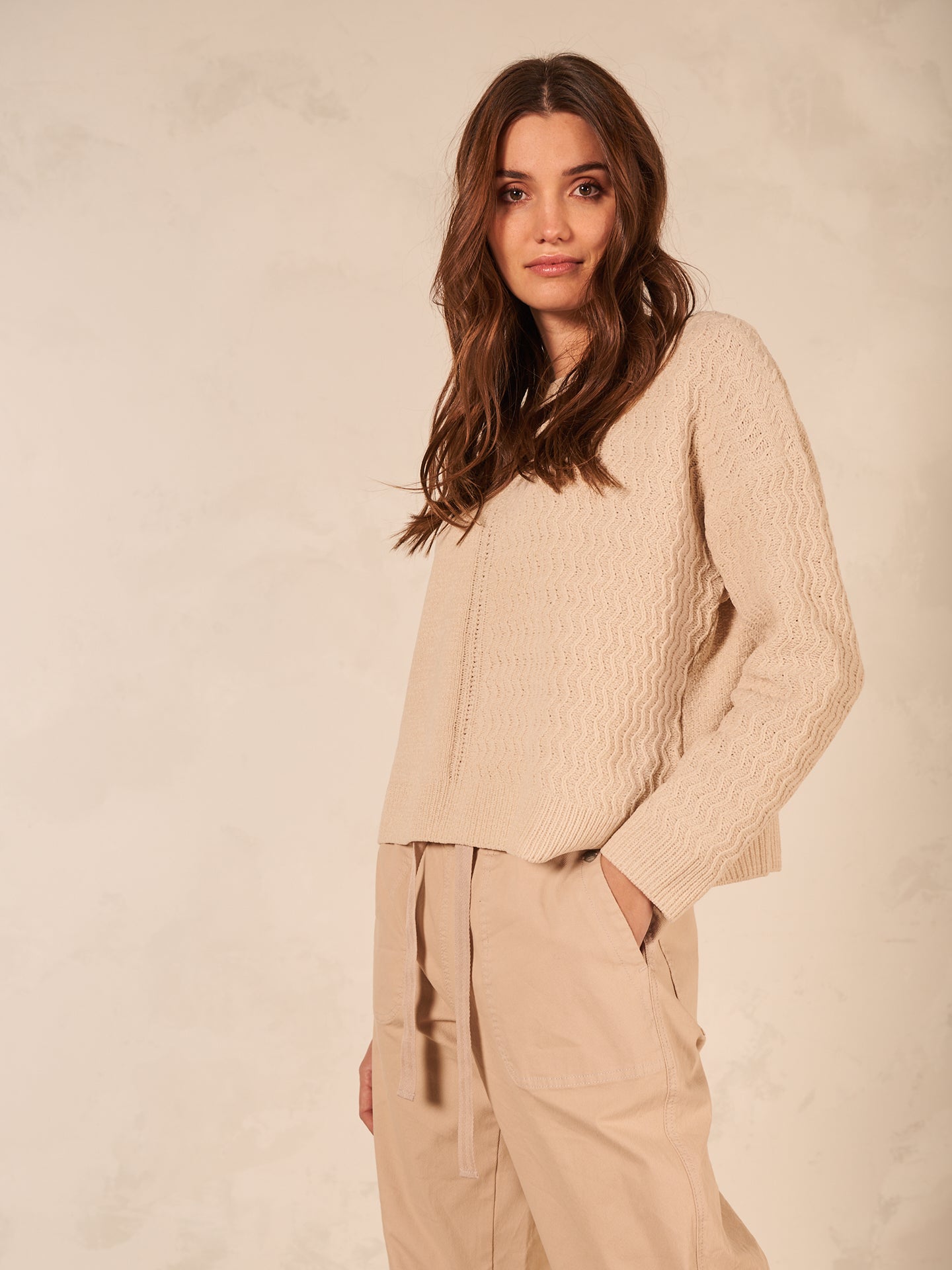 Strickpullover mit Muster