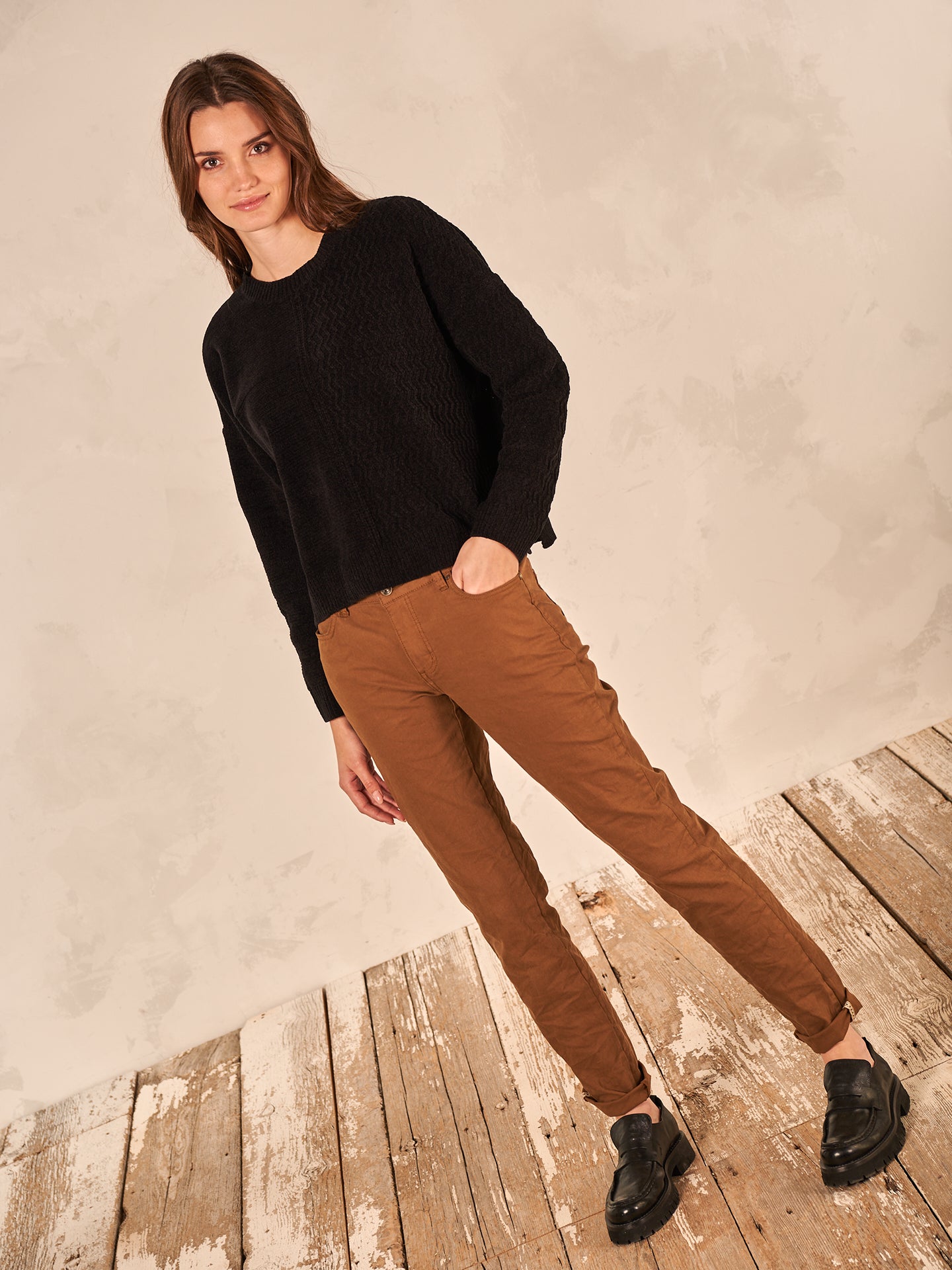Strickpullover mit Muster