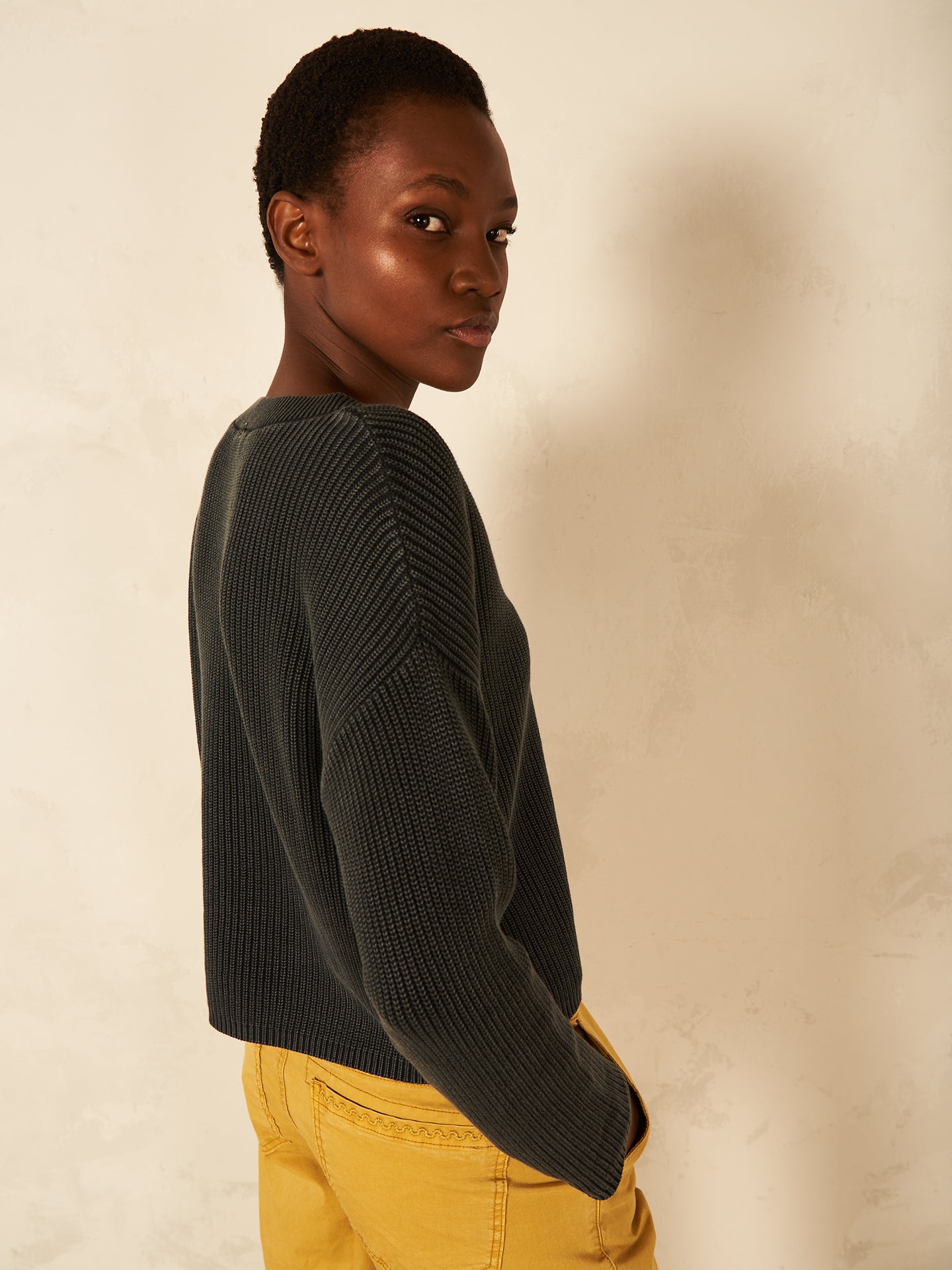Pullover mit V-Ausschnitt