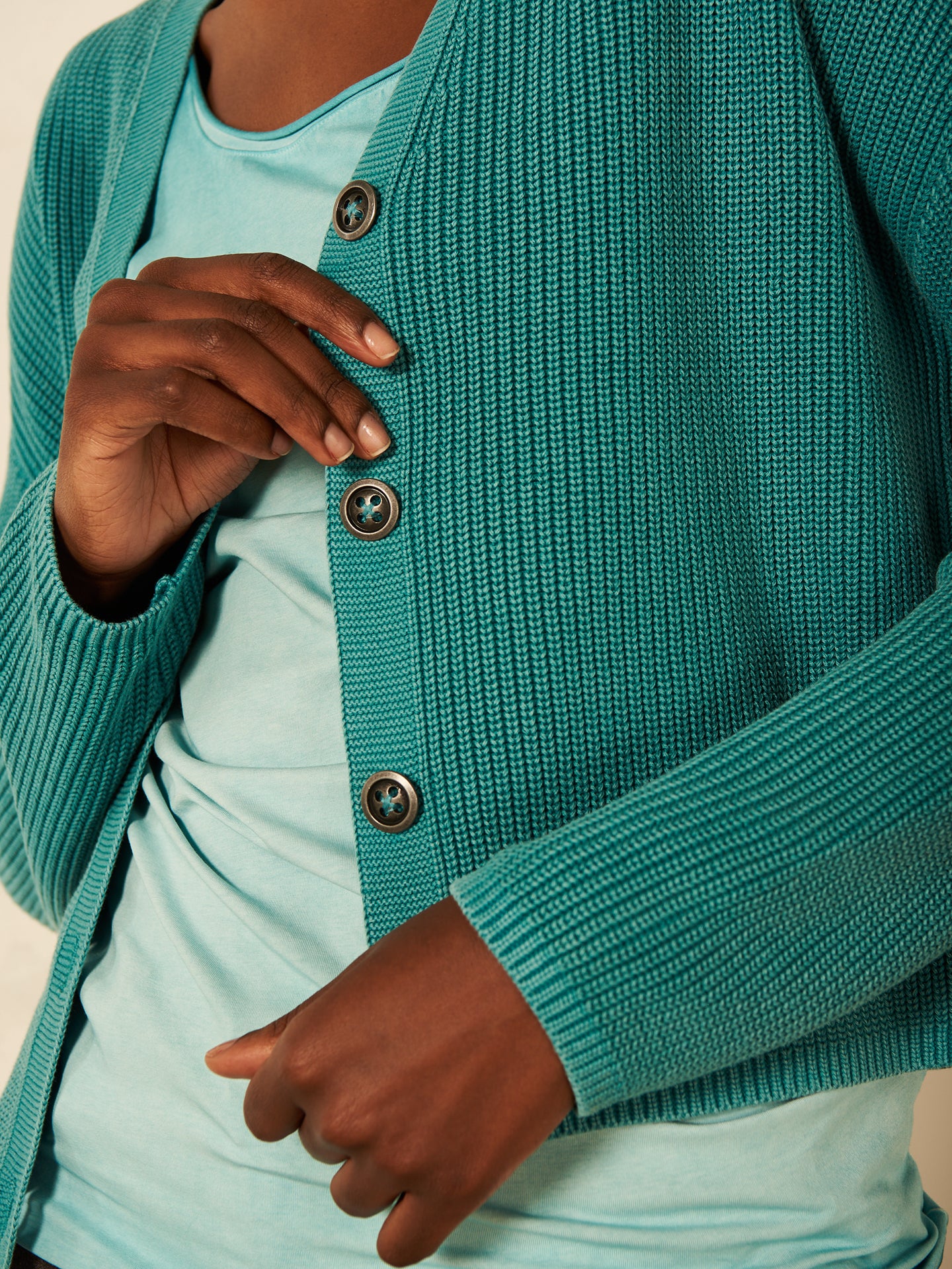Giacca in maglia con chiusura con bottoni