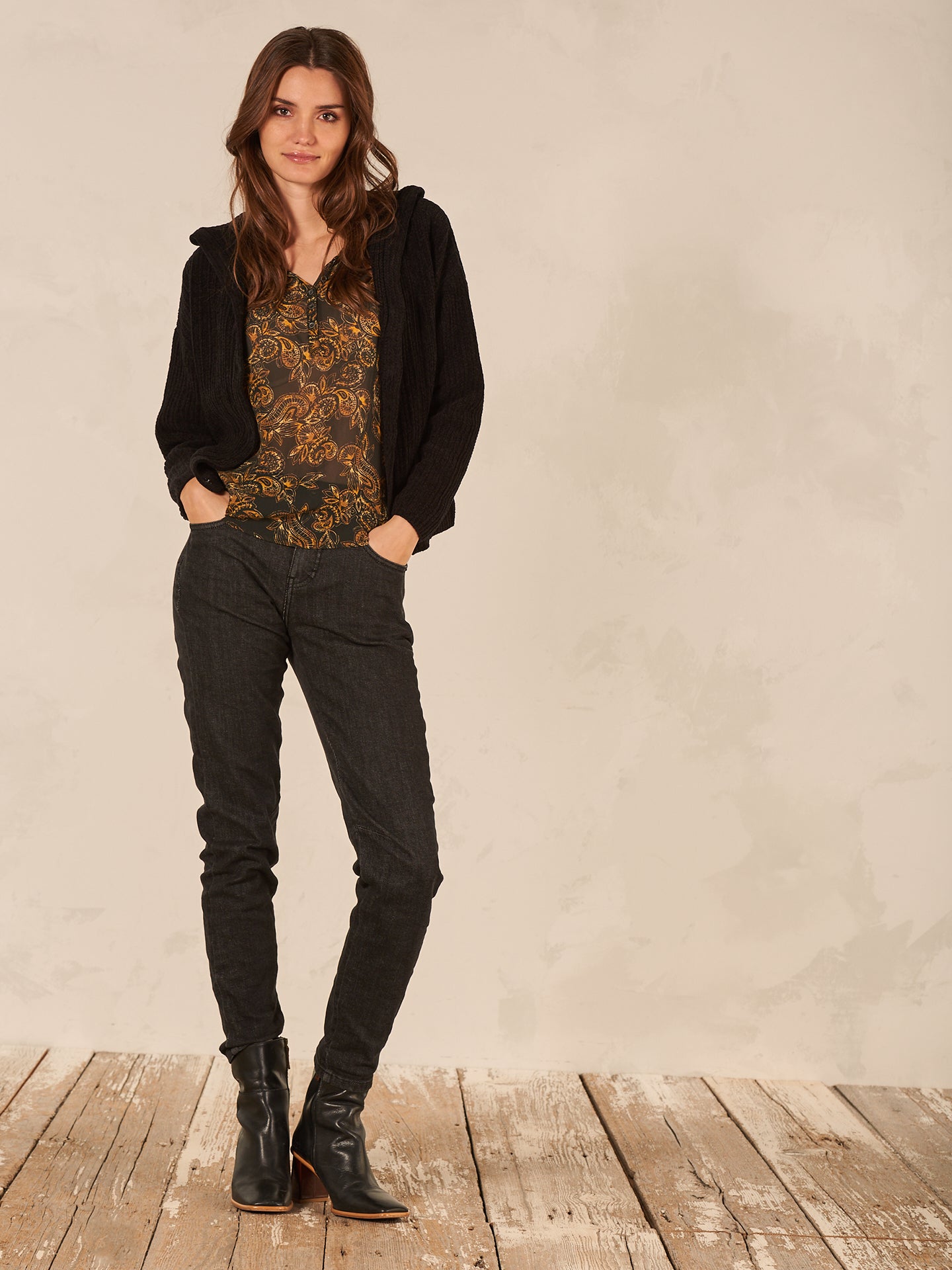 Bluse mit Knopfleiste
