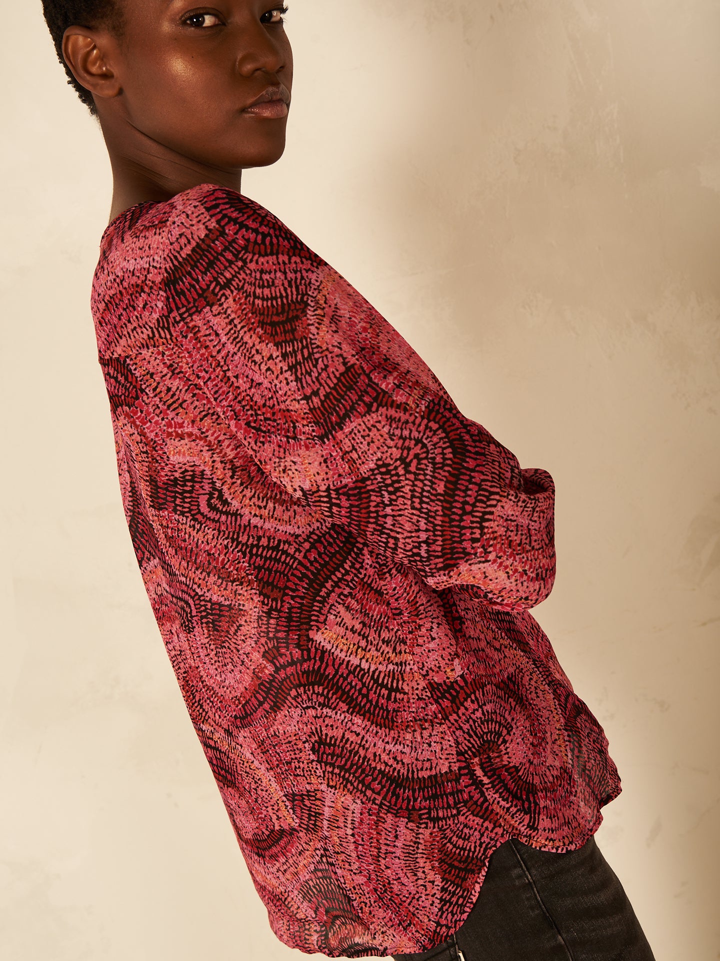 Bluse mit Knopfleiste