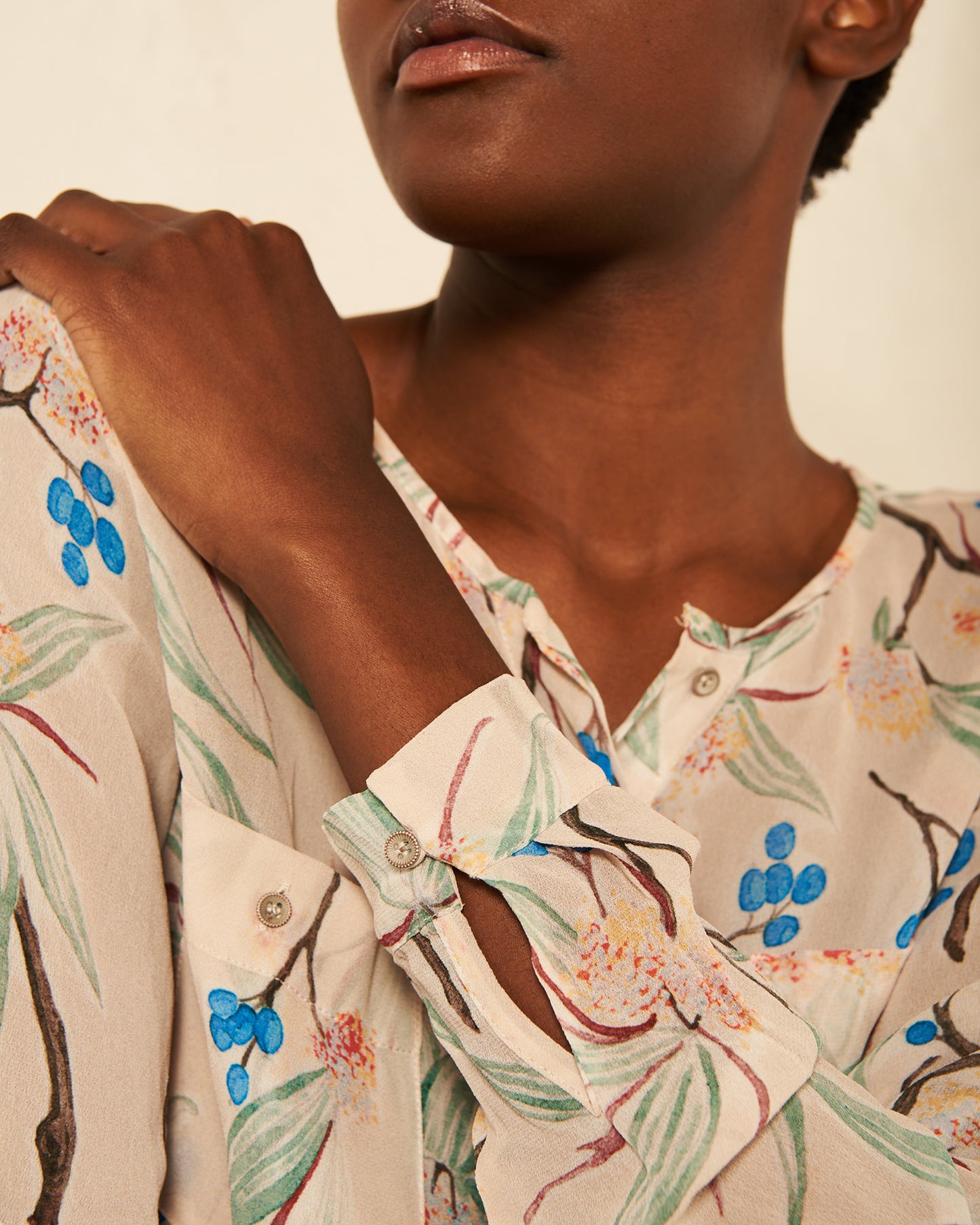 Bluse mit Knopfleiste