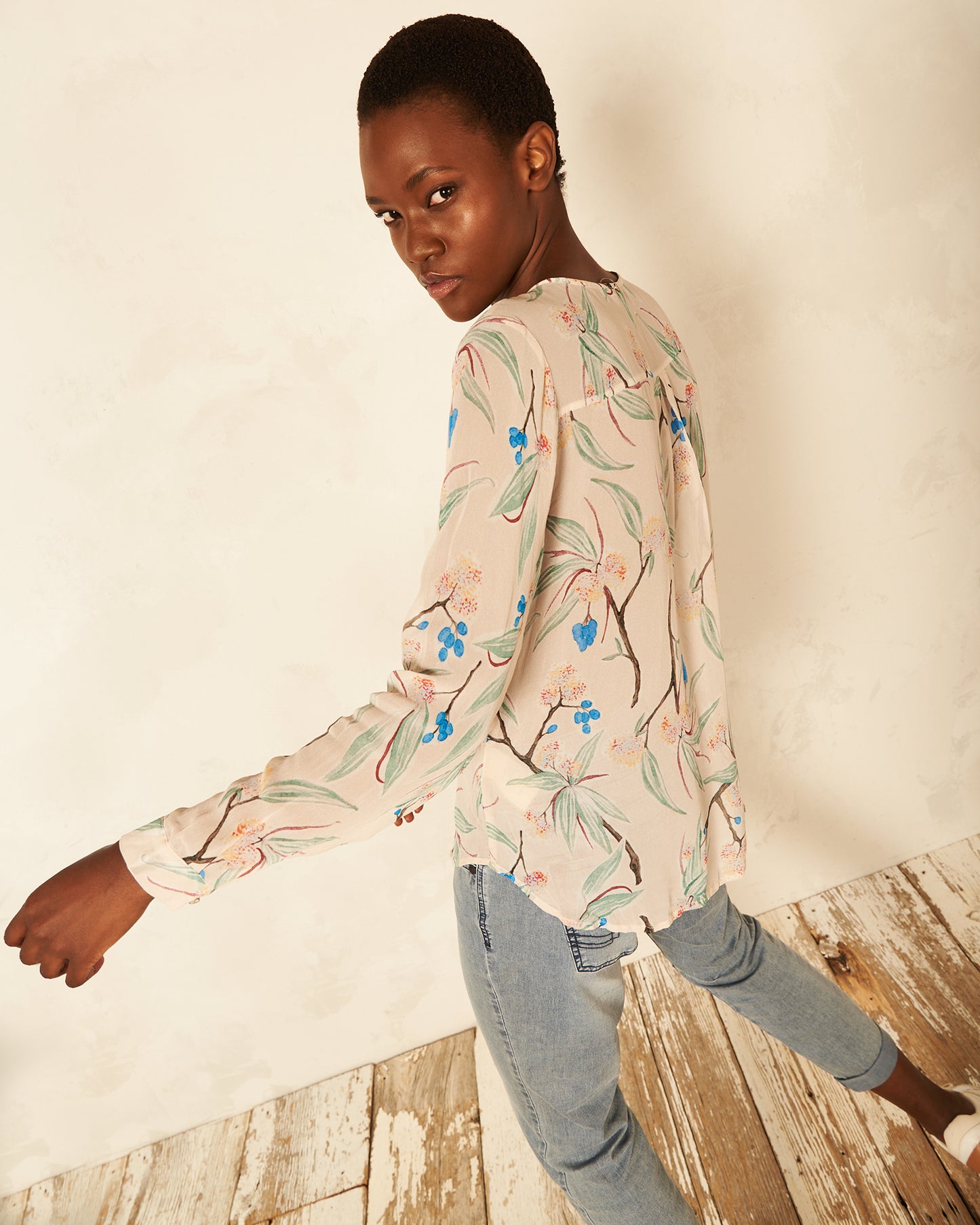 Bluse mit Knopfleiste