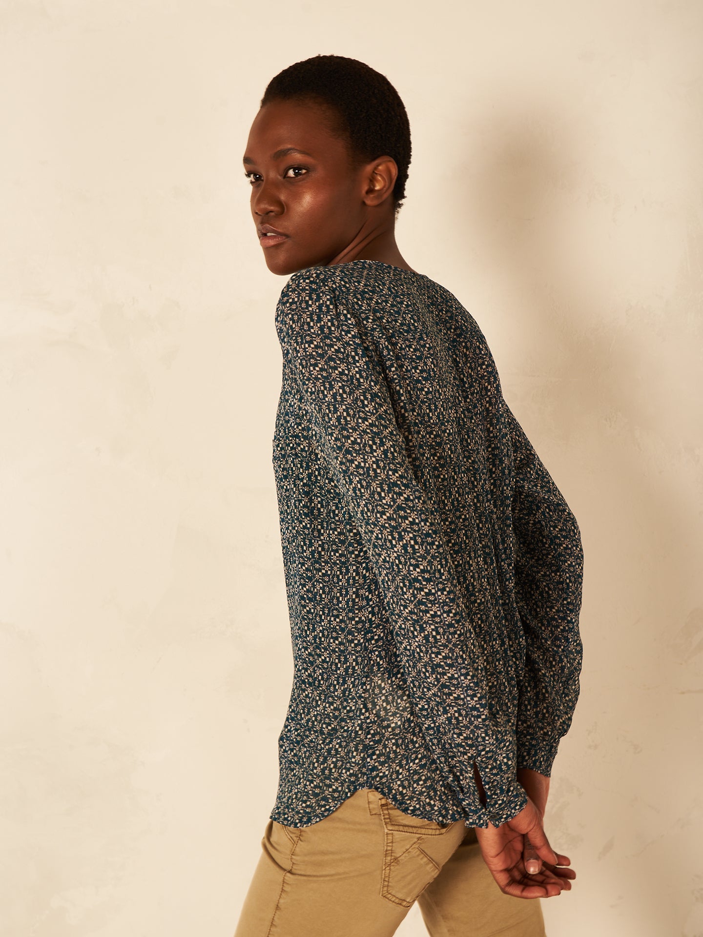 Bluse mit Knopfleiste
