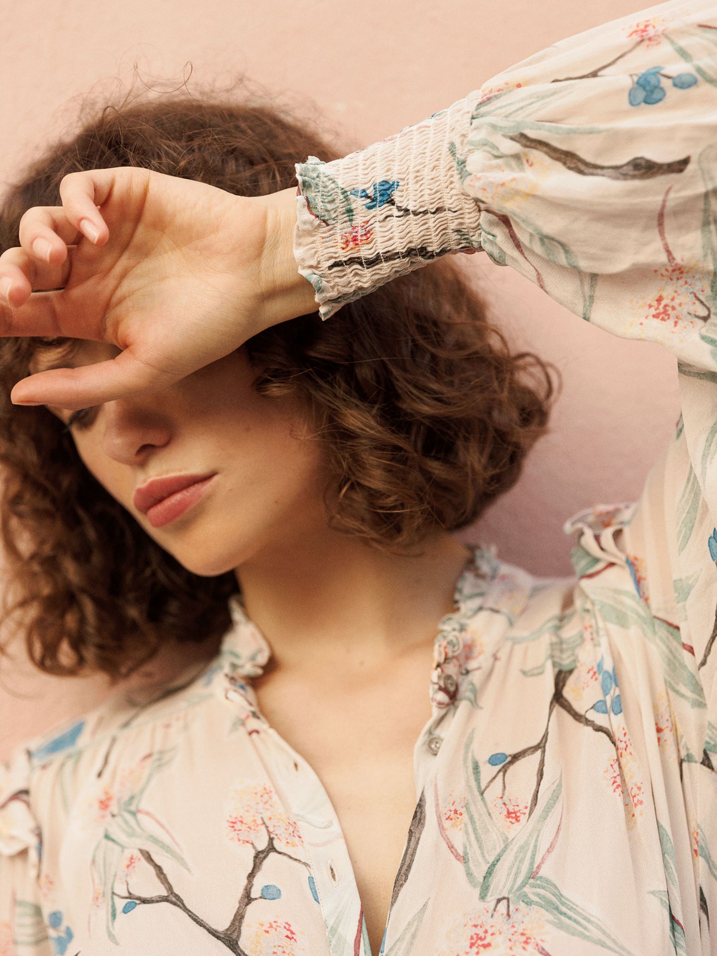 Bluse mit Rüschendetail