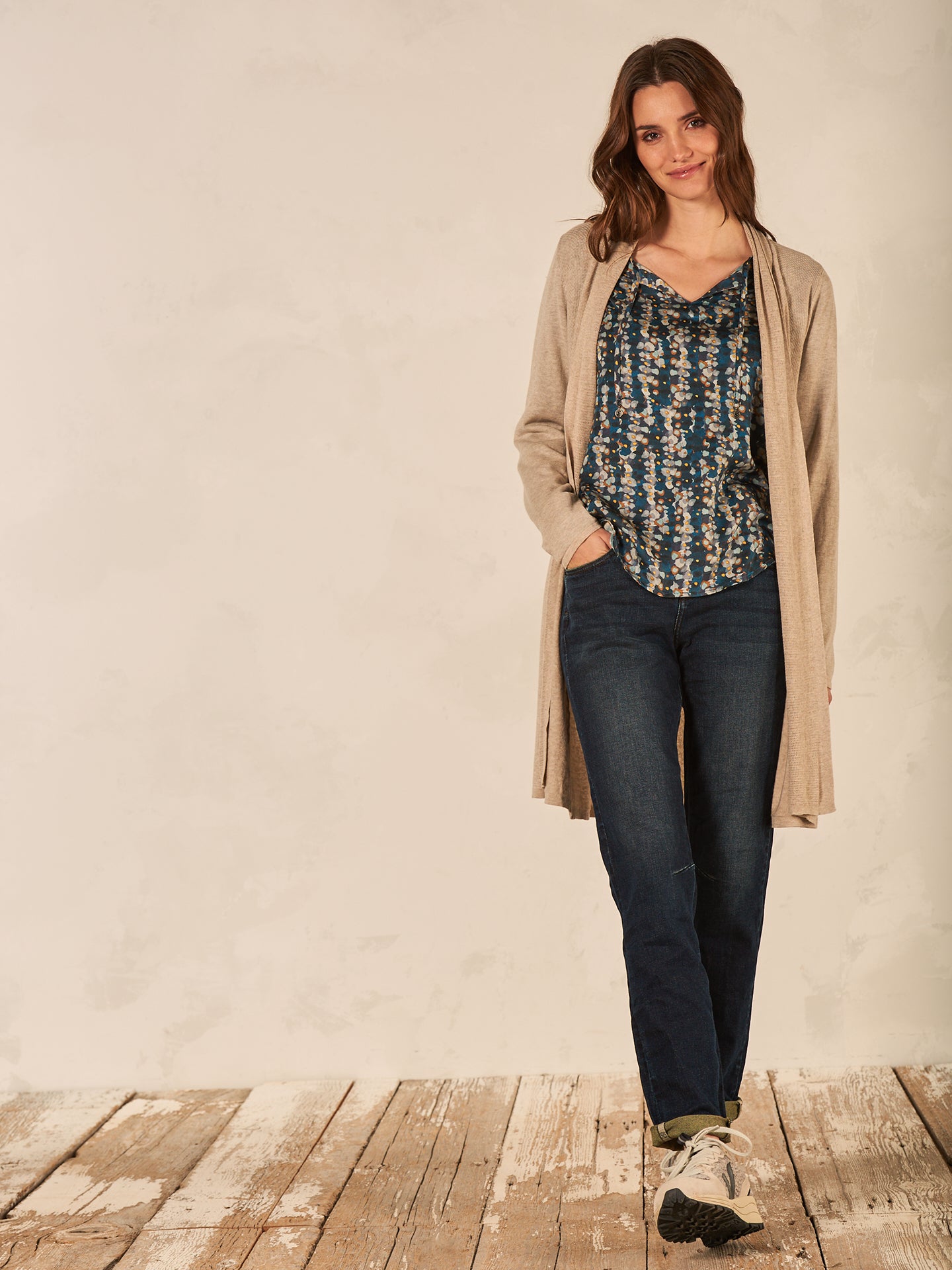 Feinstrickjacke