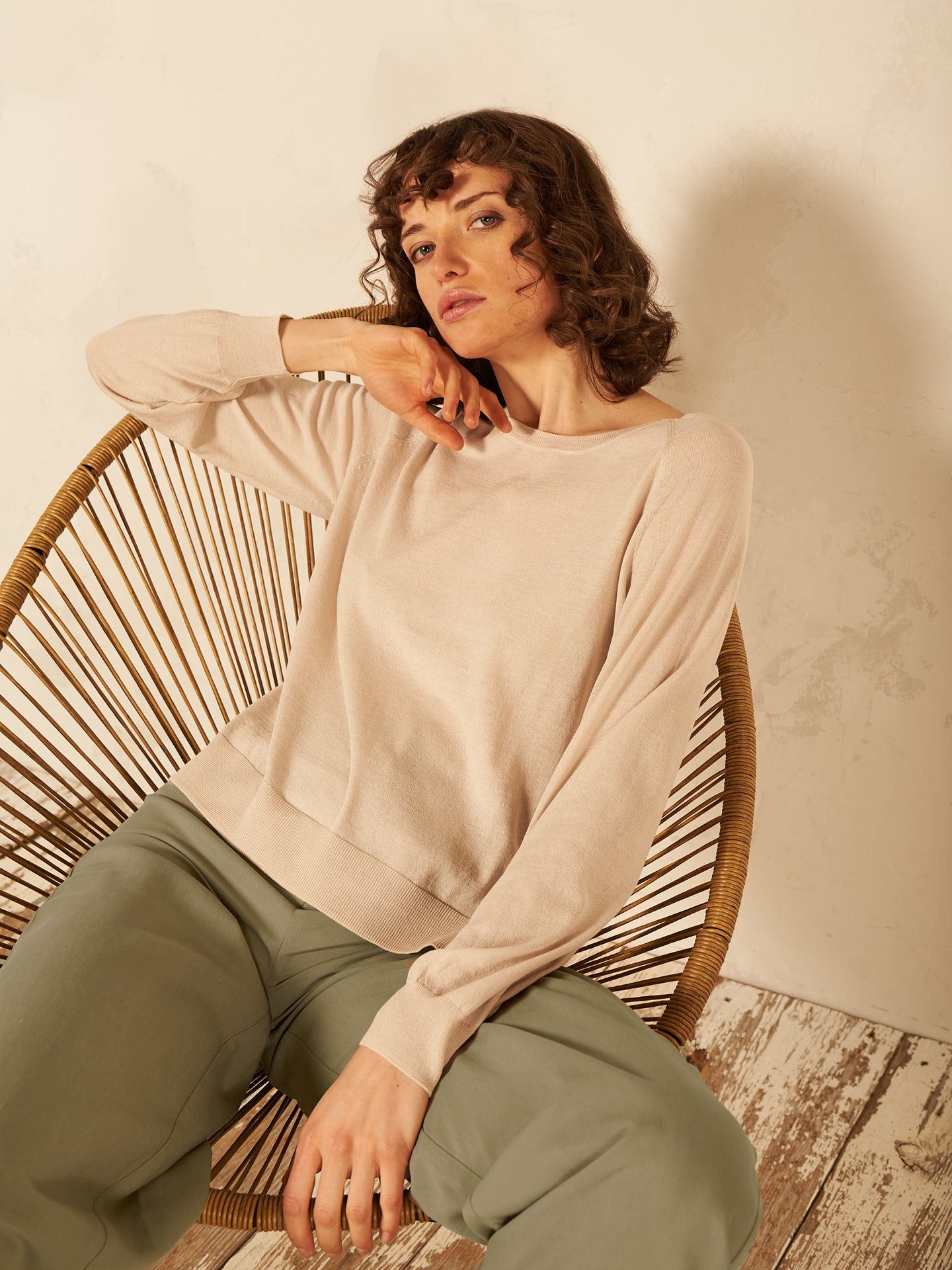 Fine knit sweater