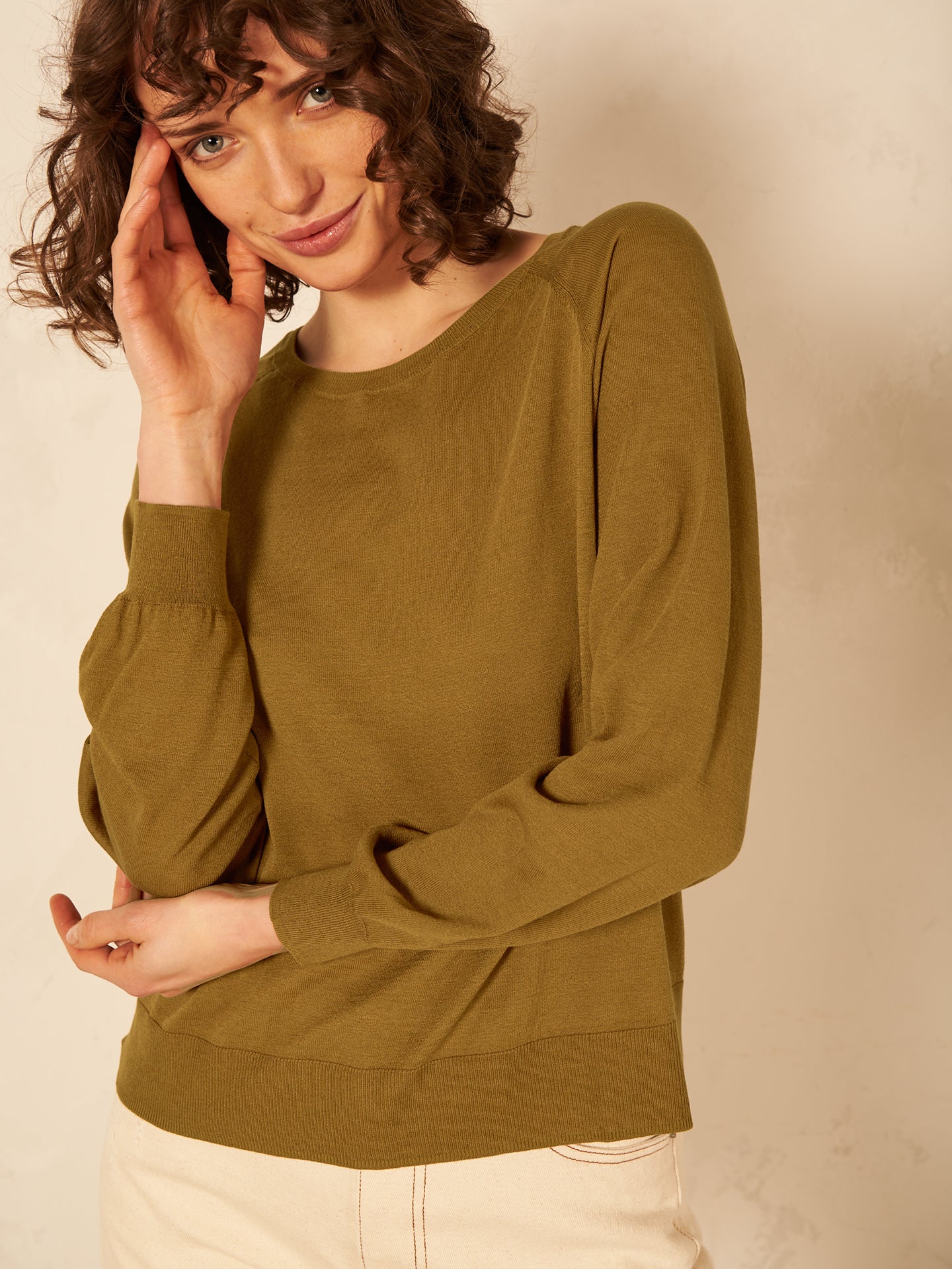 Fine knit sweater