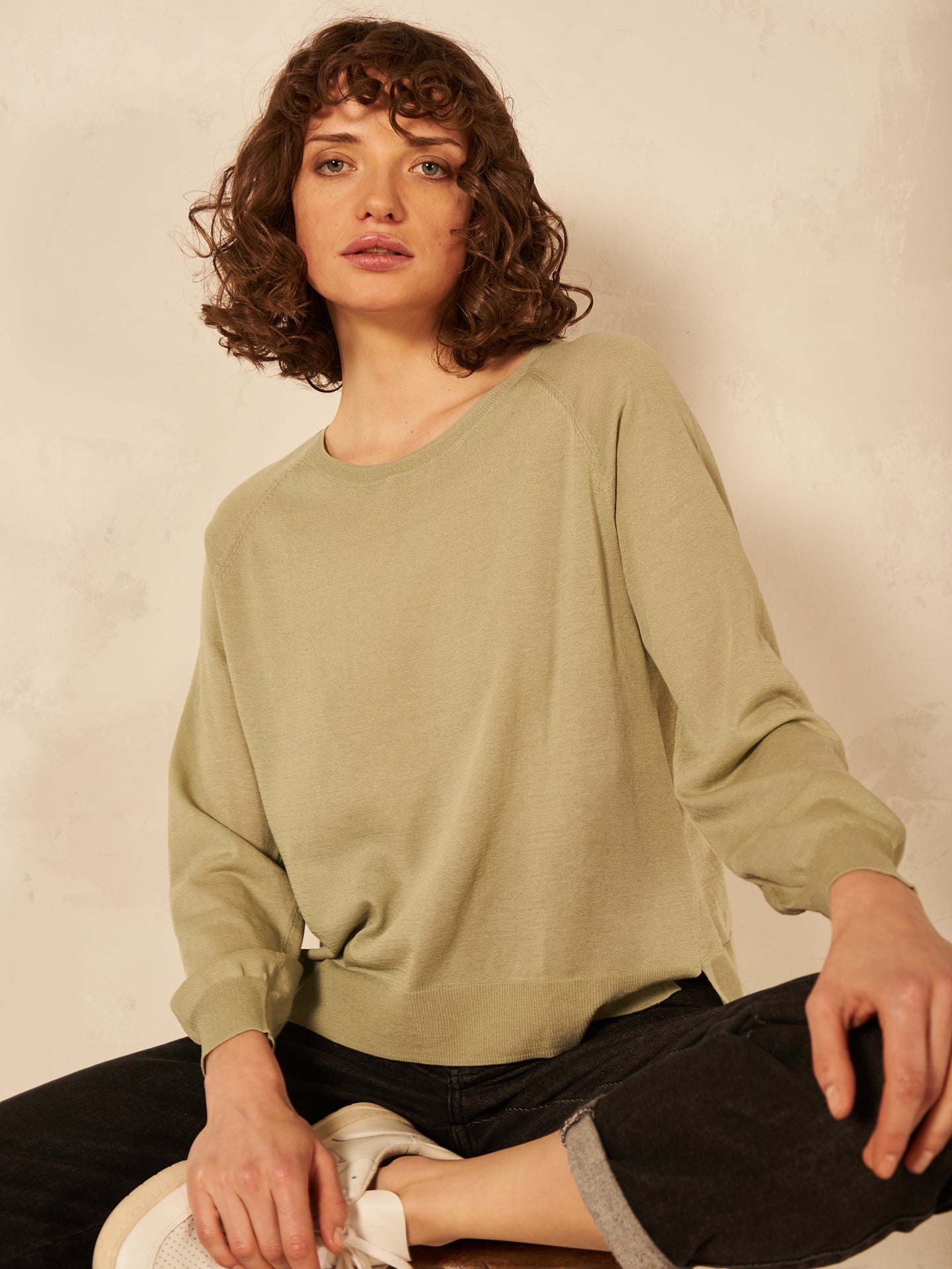 Fine knit sweater
