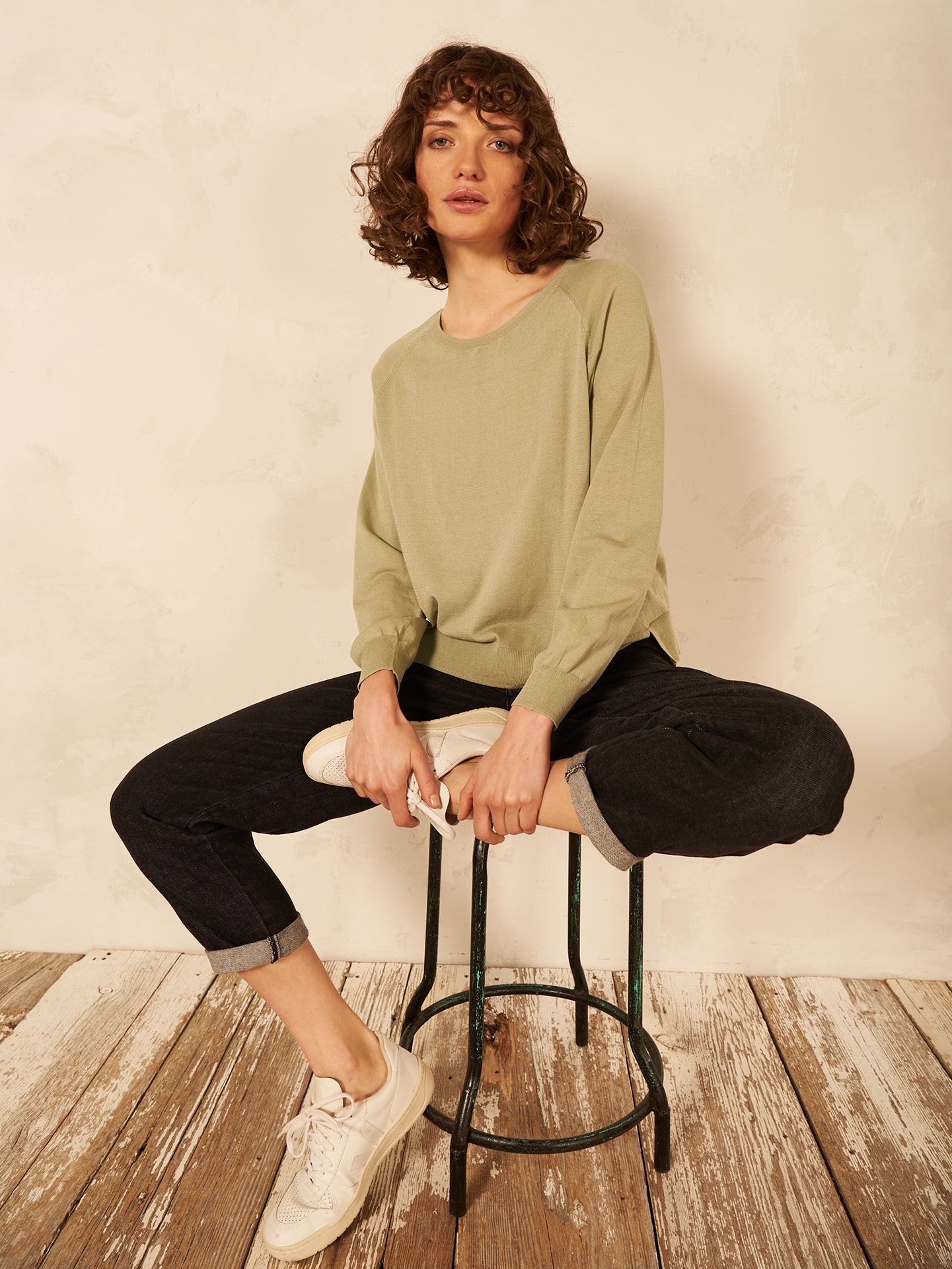Fine knit sweater