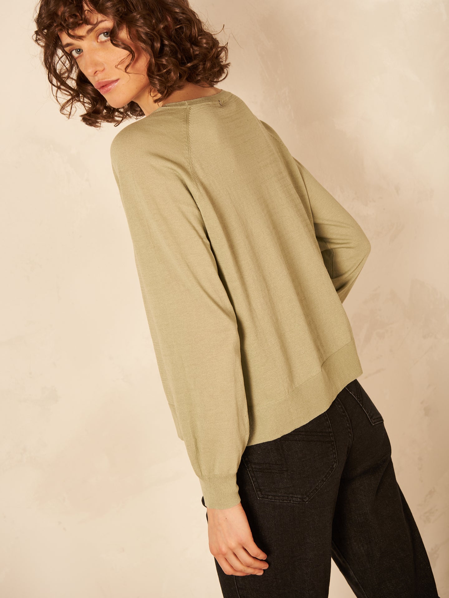 Fine knit sweater