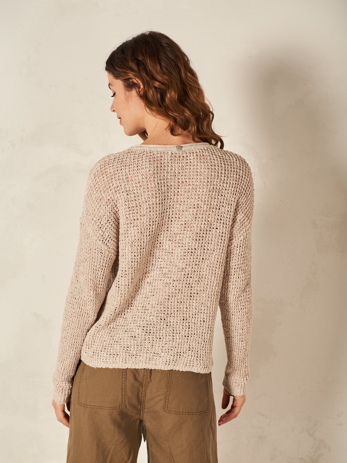 Pullover mit Rundauschnitt