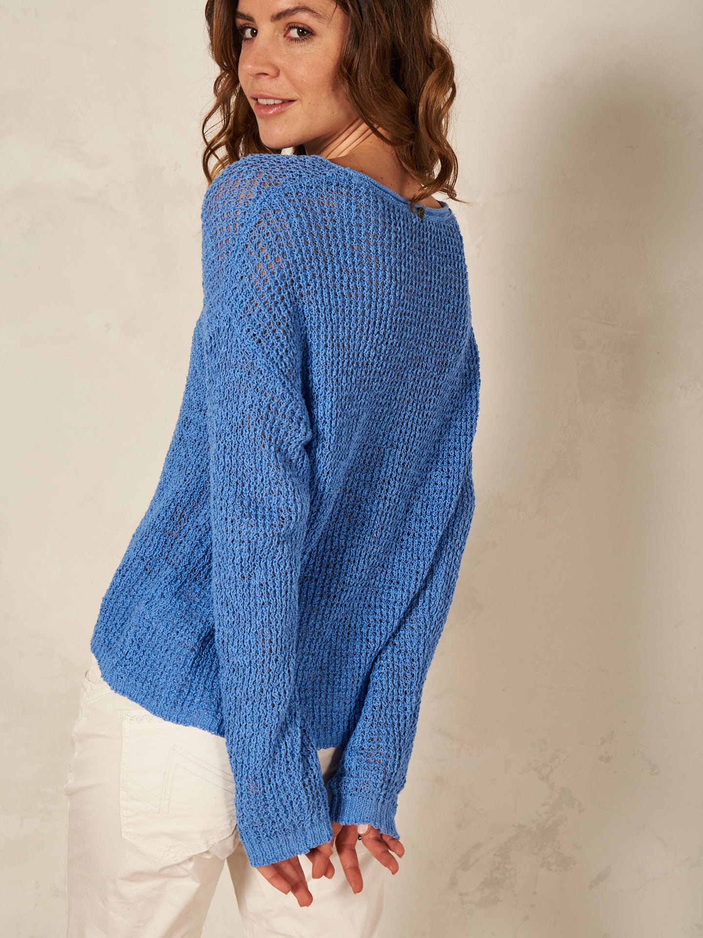 Pullover mit Rundauschnitt