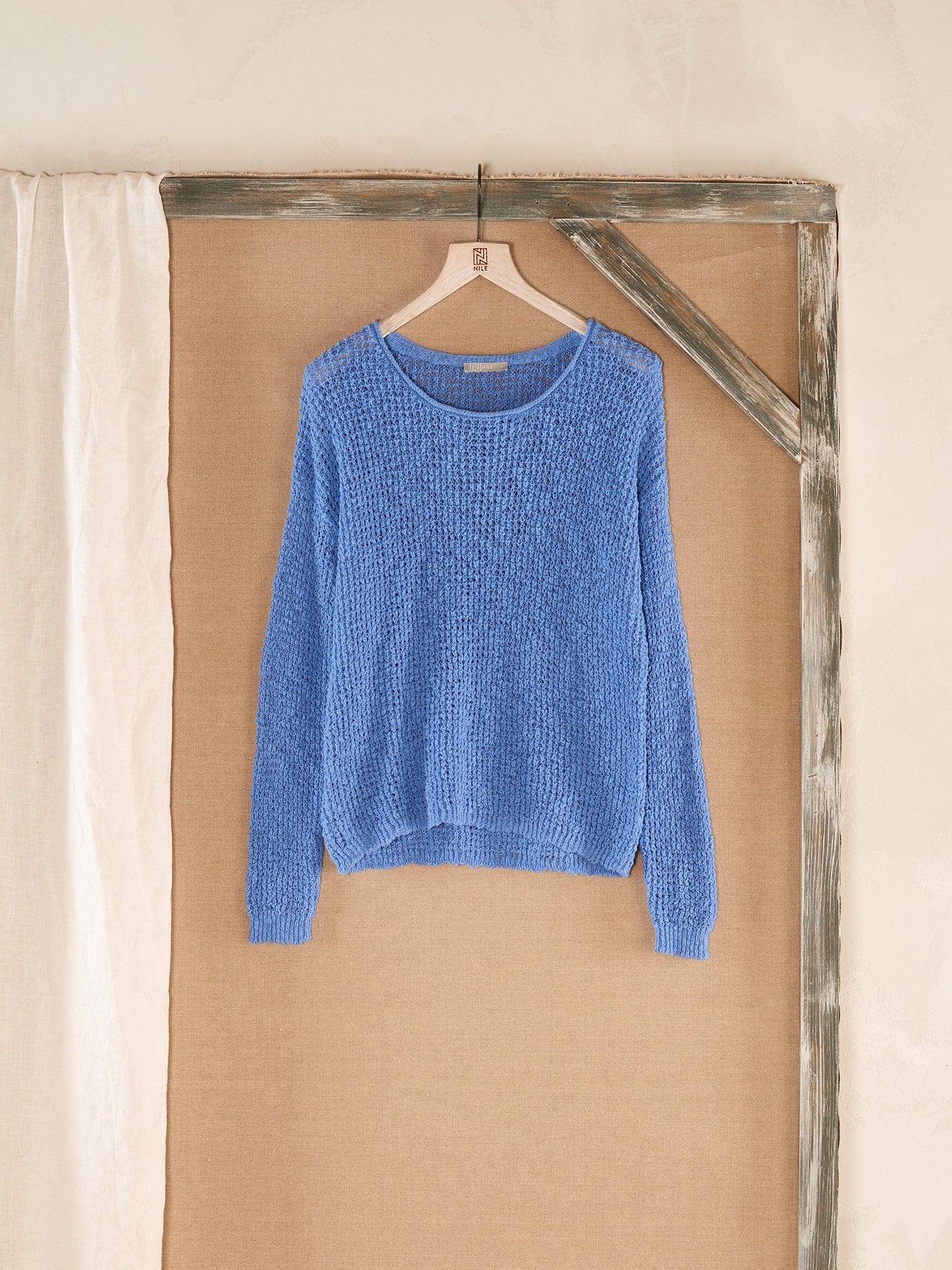 Pullover mit Rundauschnitt