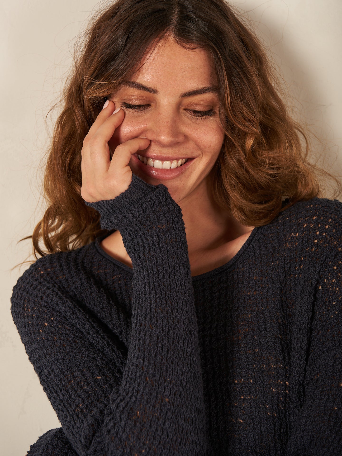 Pullover mit Rundauschnitt