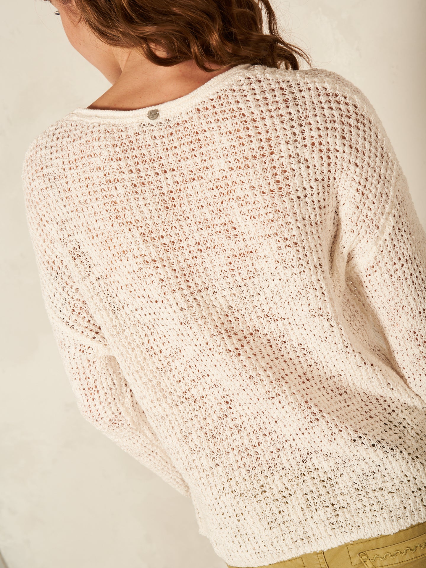Pullover mit Rundauschnitt