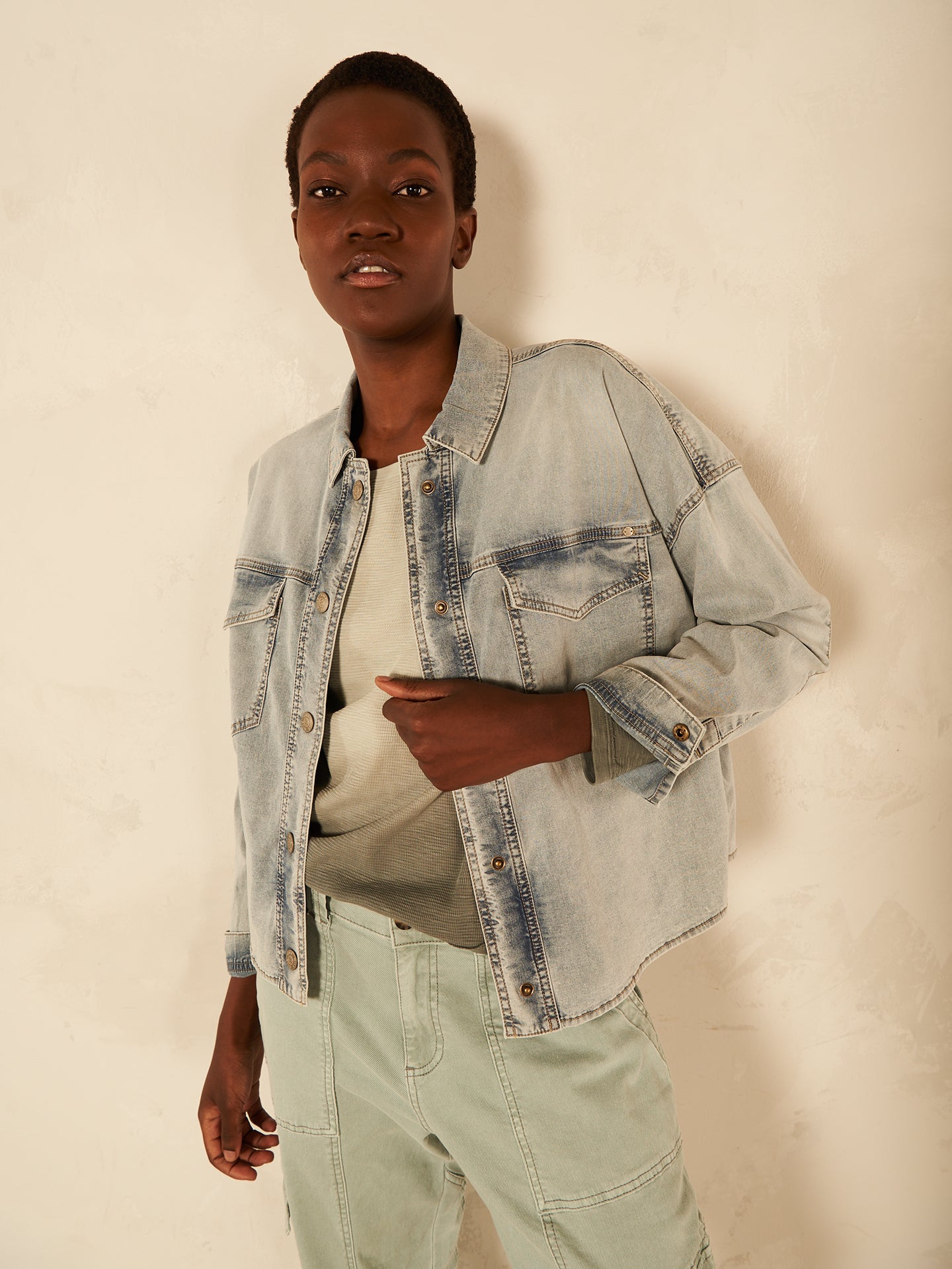 veste avec col de chemise