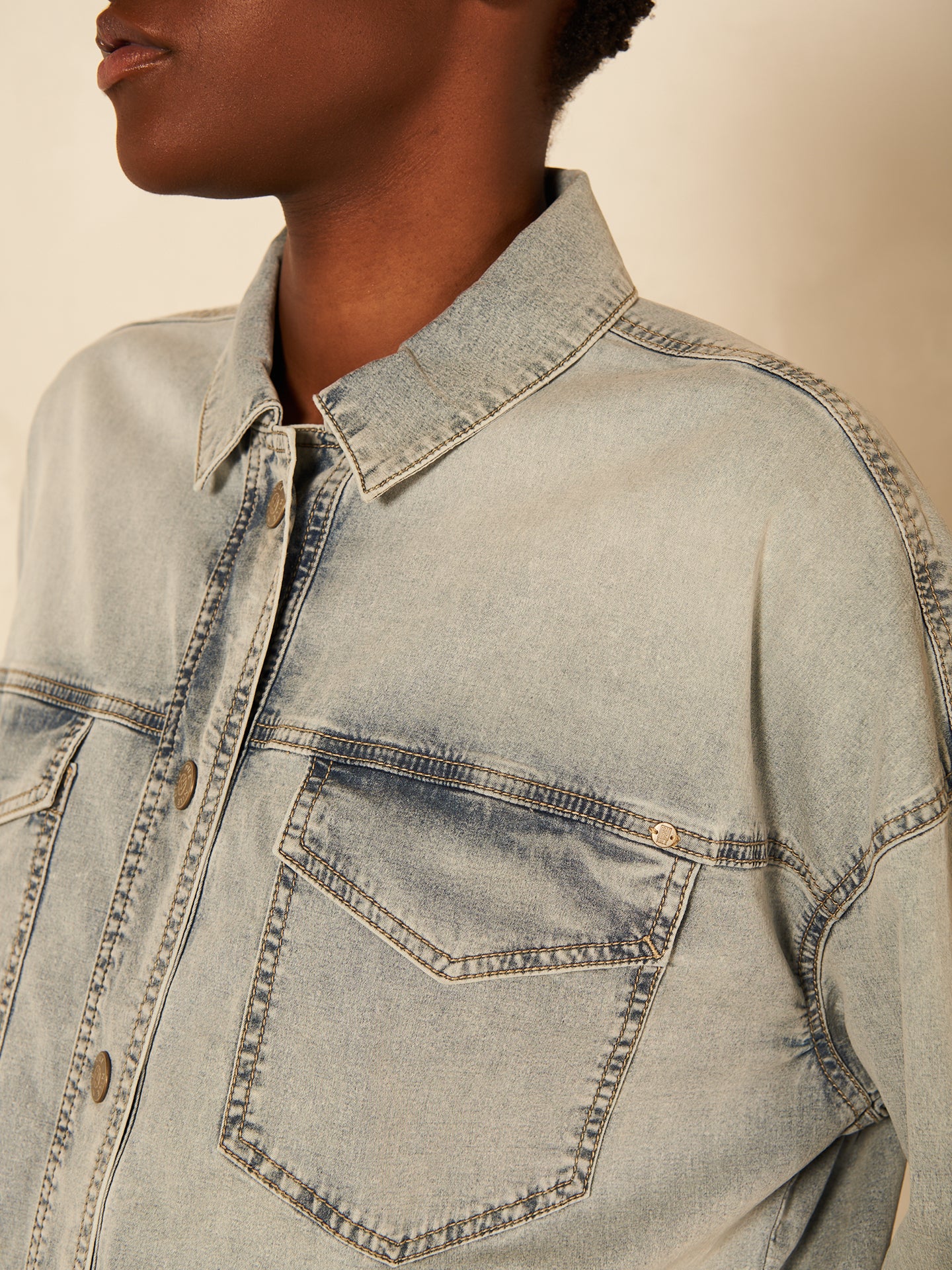 veste avec col de chemise