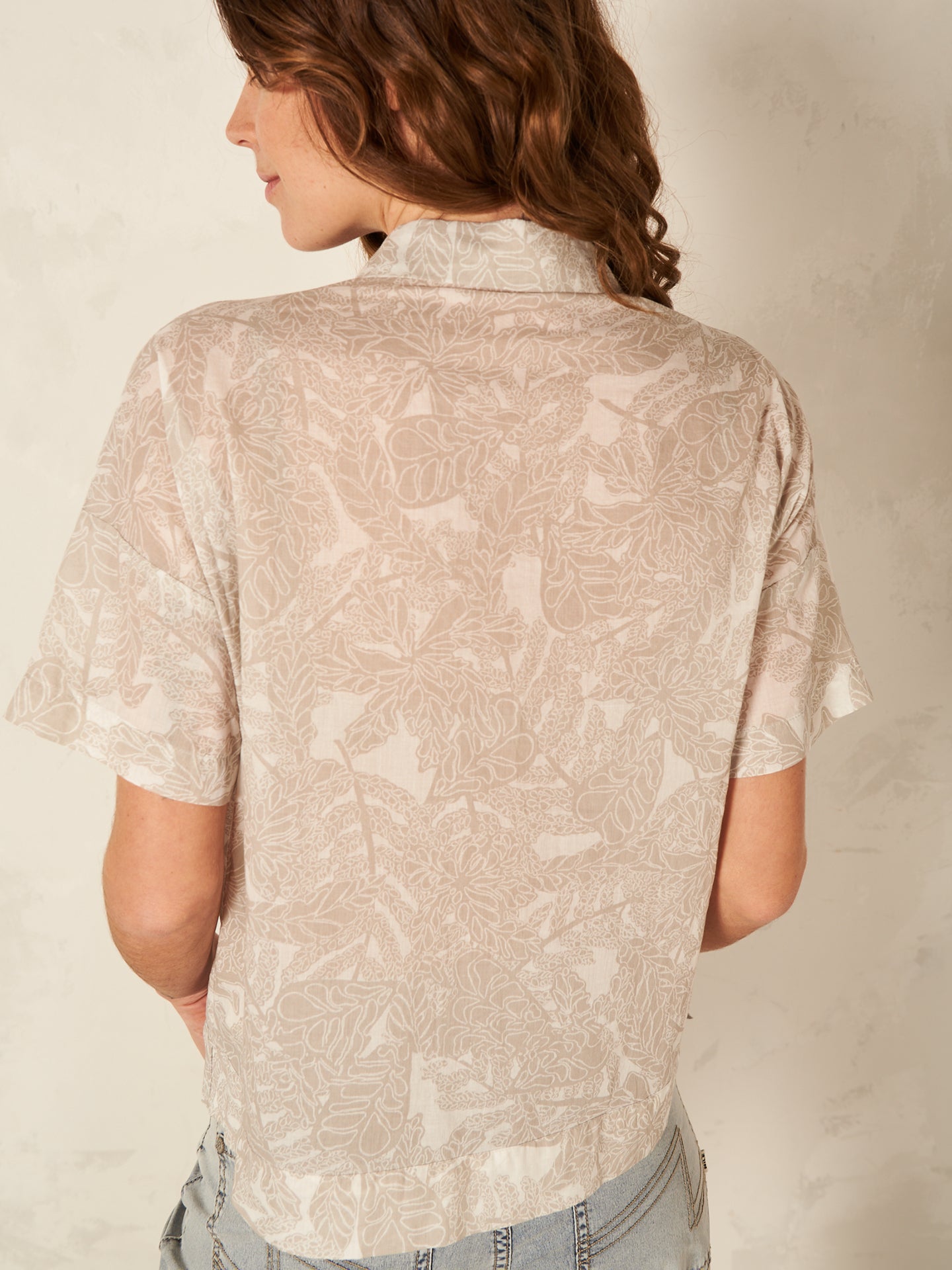 Bluse mit Reverskragen