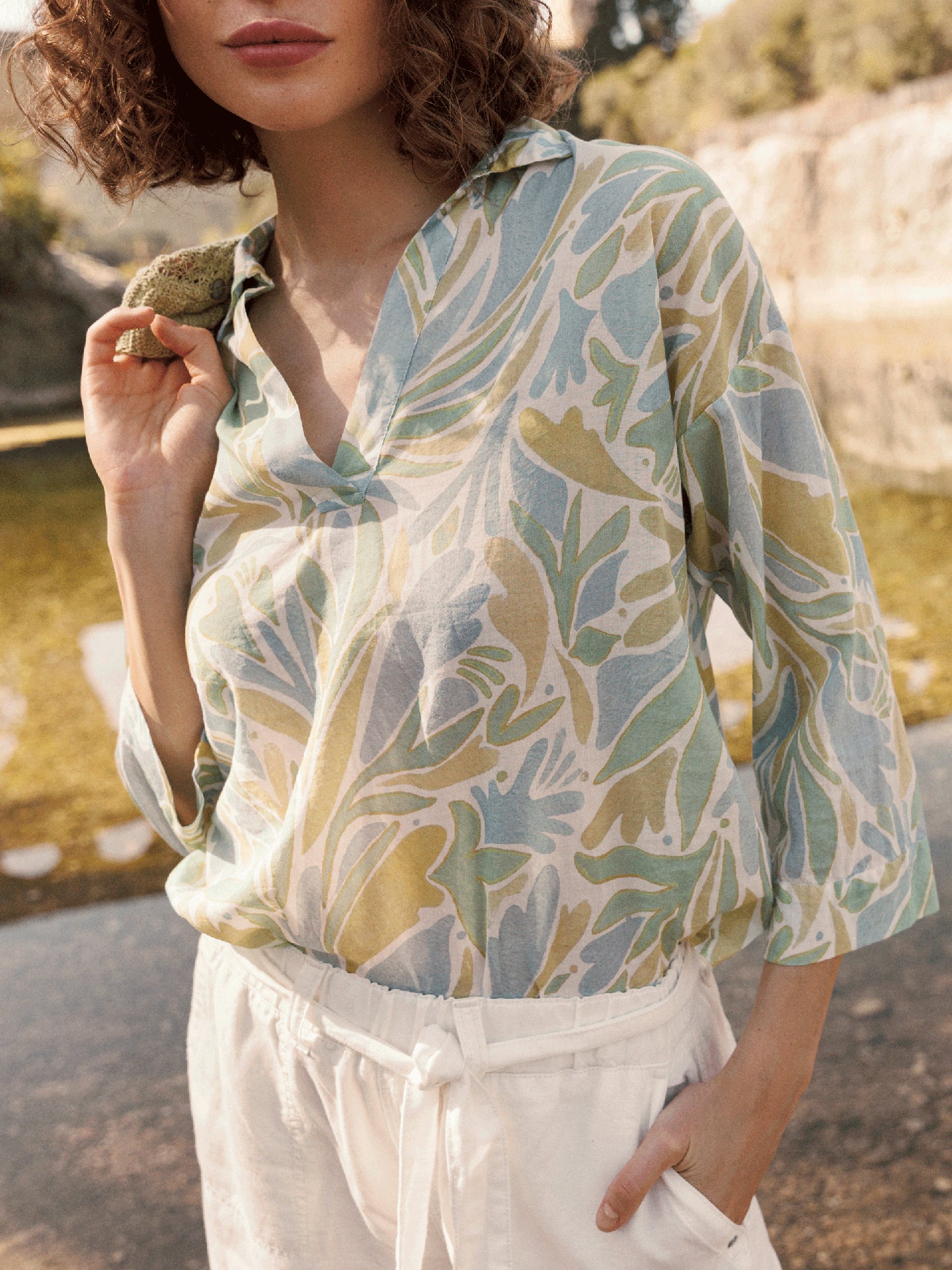 Bluse 3/4-Arm