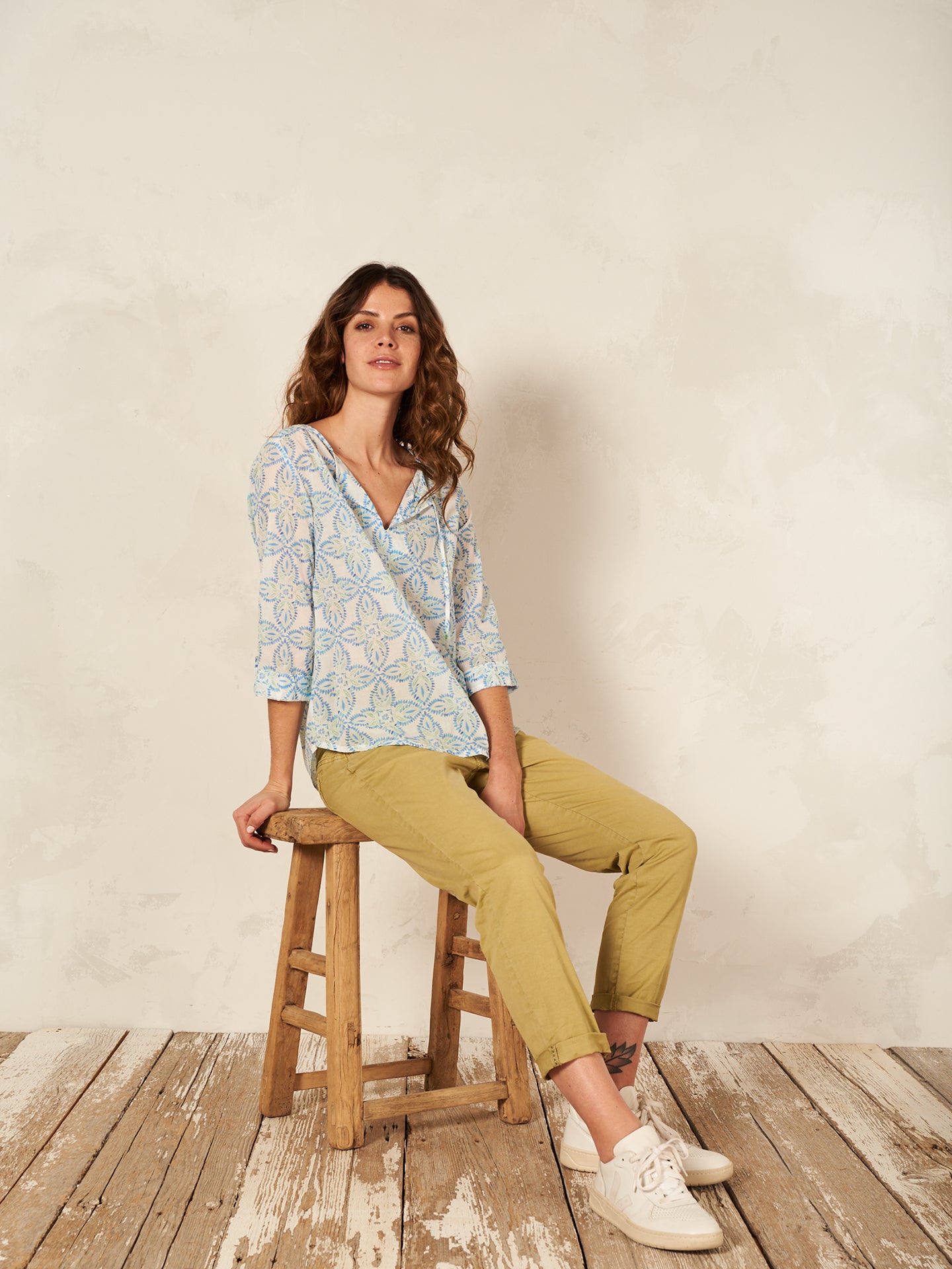 Bluse 3/4-Arm