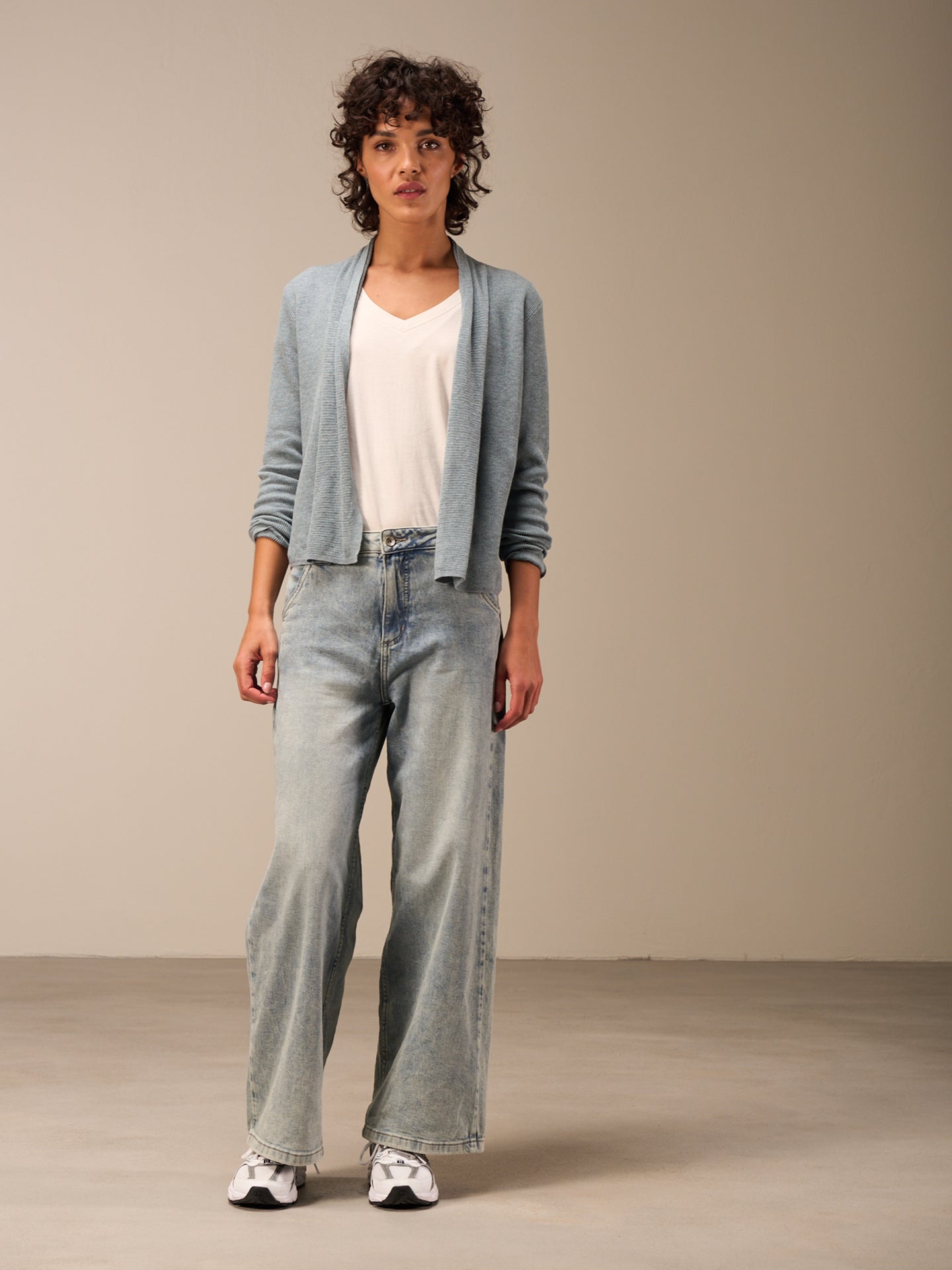 Feinstrickjacke