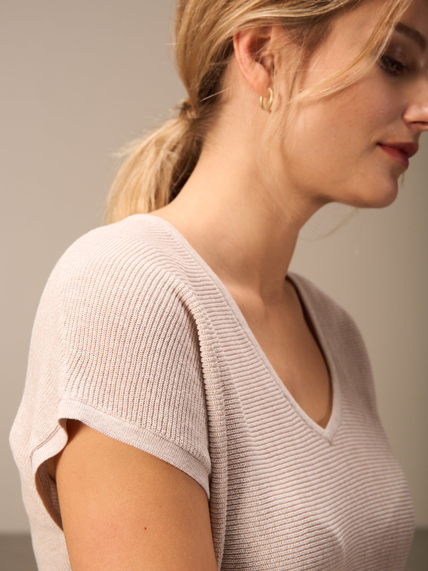 V-neck sweater vest