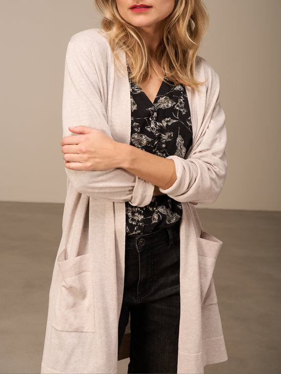 V-neck cardigan