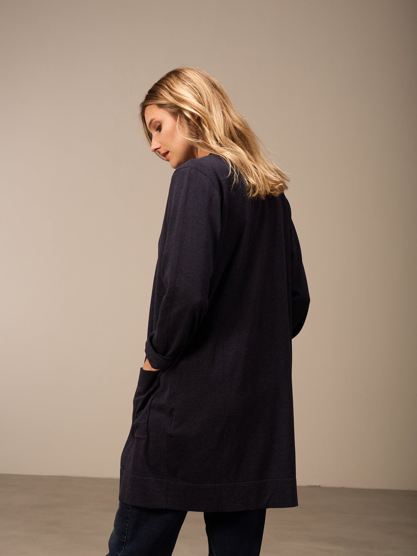 V-neck cardigan