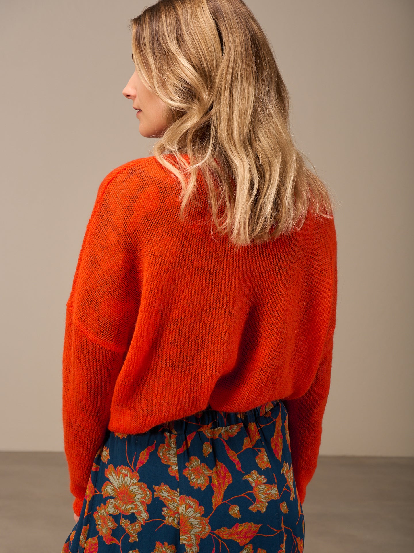 Strickpullover mit Wolle