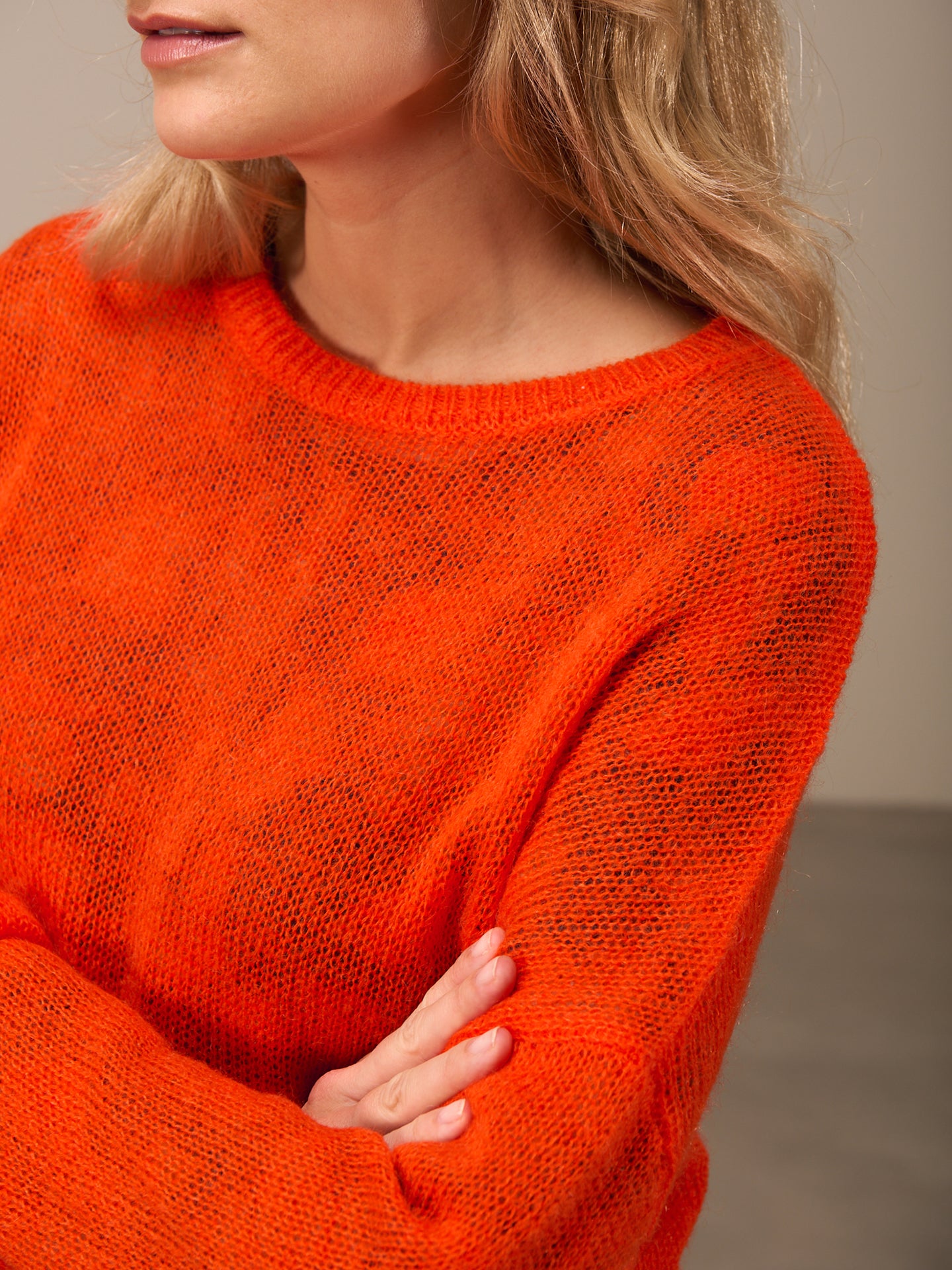 Strickpullover mit Wolle