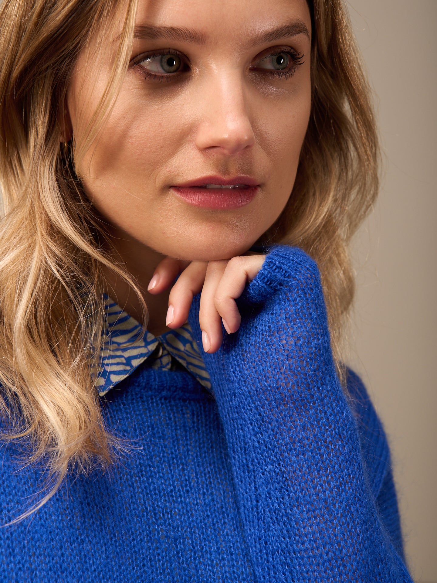 Strickpullover mit Wolle