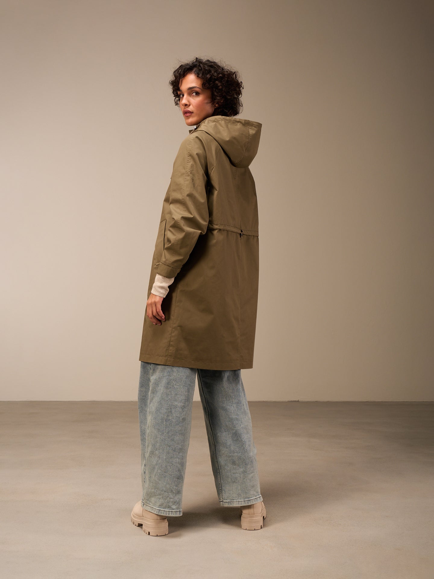 Water-repellent coat