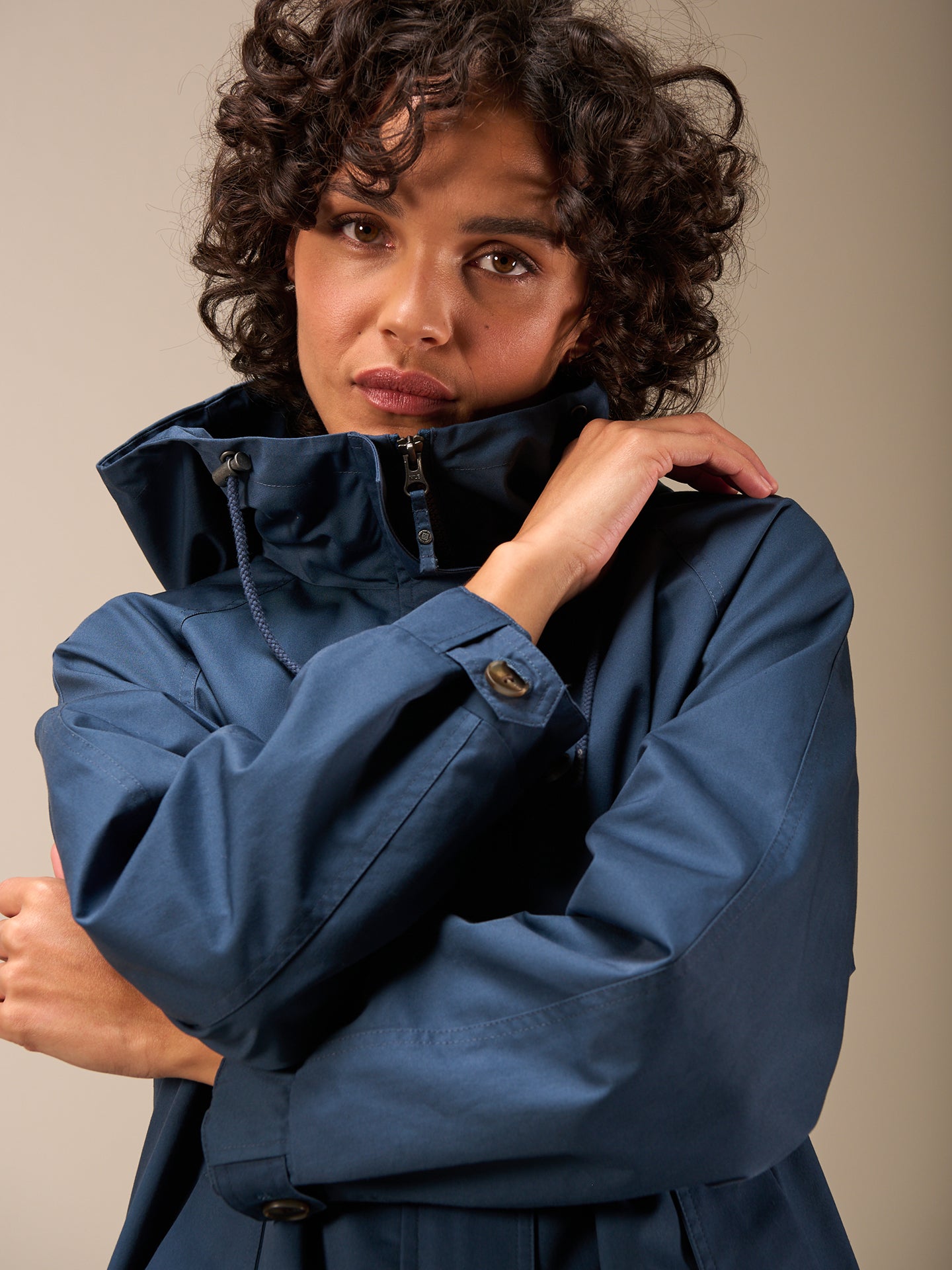 Water-repellent coat