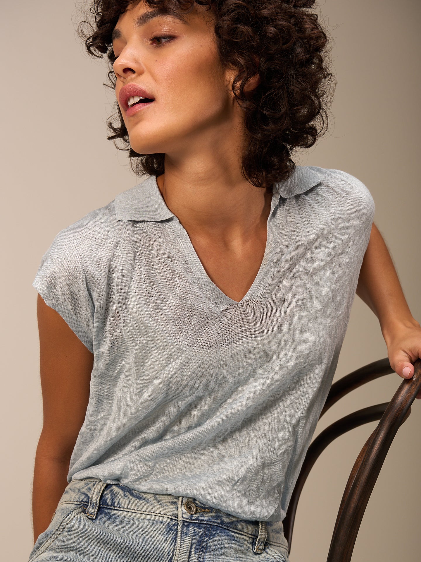 T-shirt avec col