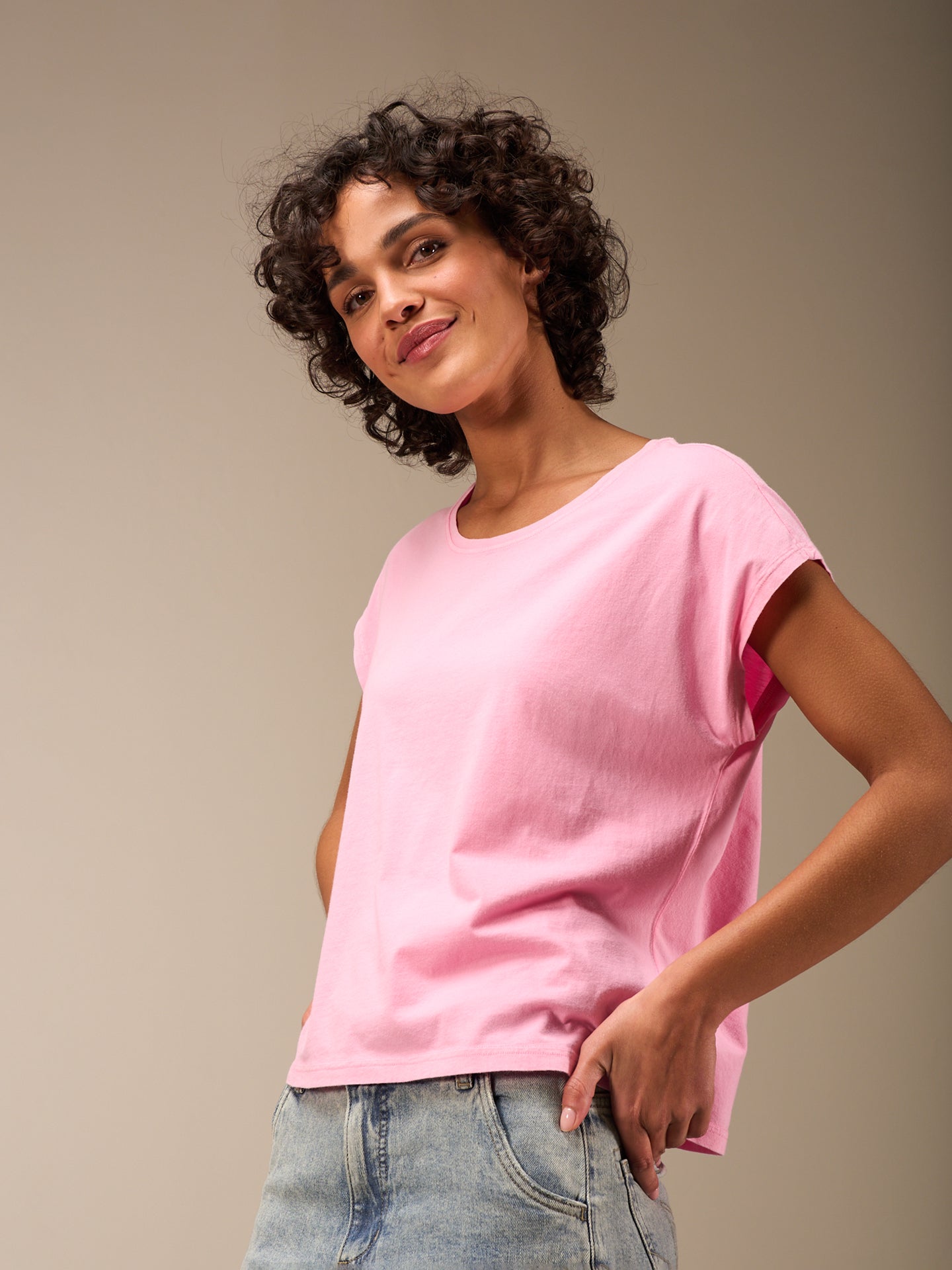 Cap sleeve shirt