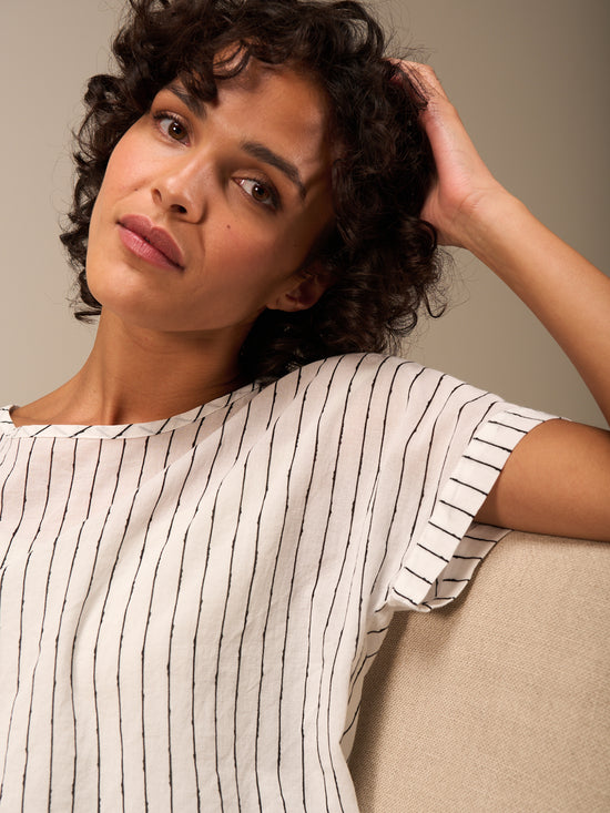 Blusa con stampa