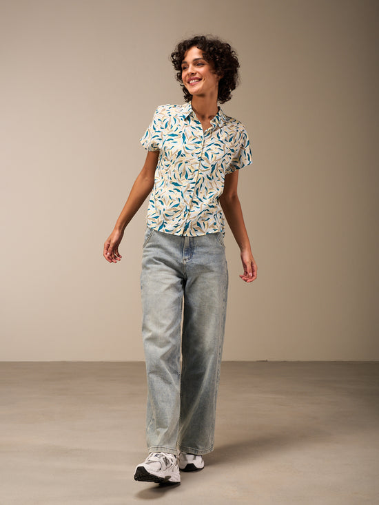 Bluse mit Knopfleiste