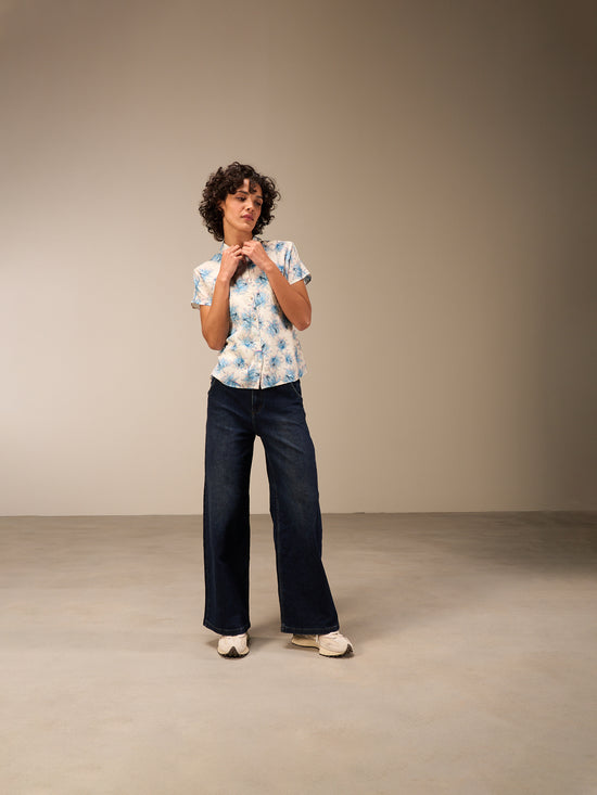 Bluse mit Knopfleiste