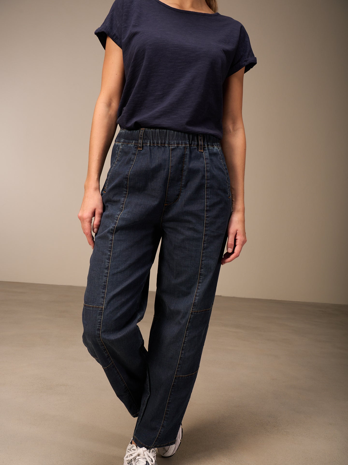 jean à ceinture élastique