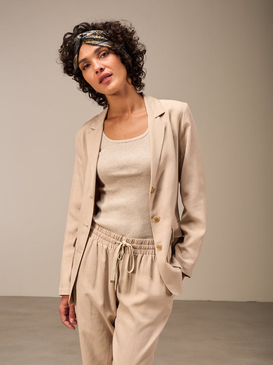 Blazer mit Gürtel