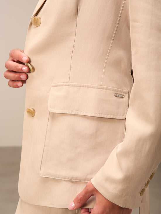 Blazer mit Gürtel