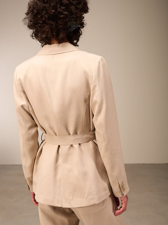 Blazer mit Gürtel