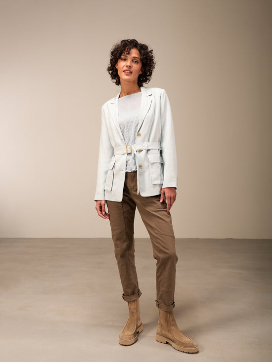 Blazer mit Gürtel