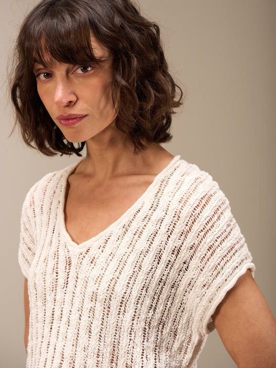 V-neck sweater vest